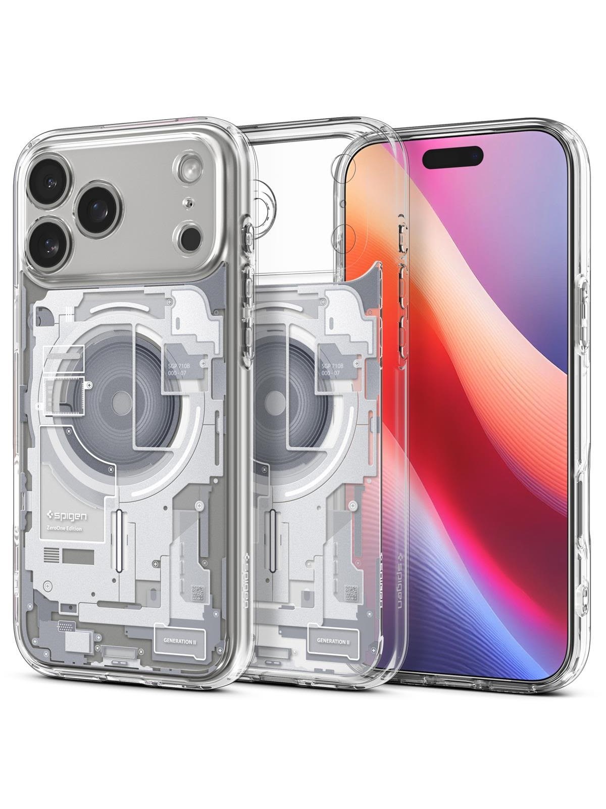 Spigen Ultra Hybrid MagSafe - zero one white - iPhone 17 Pro Max, Mobilcover