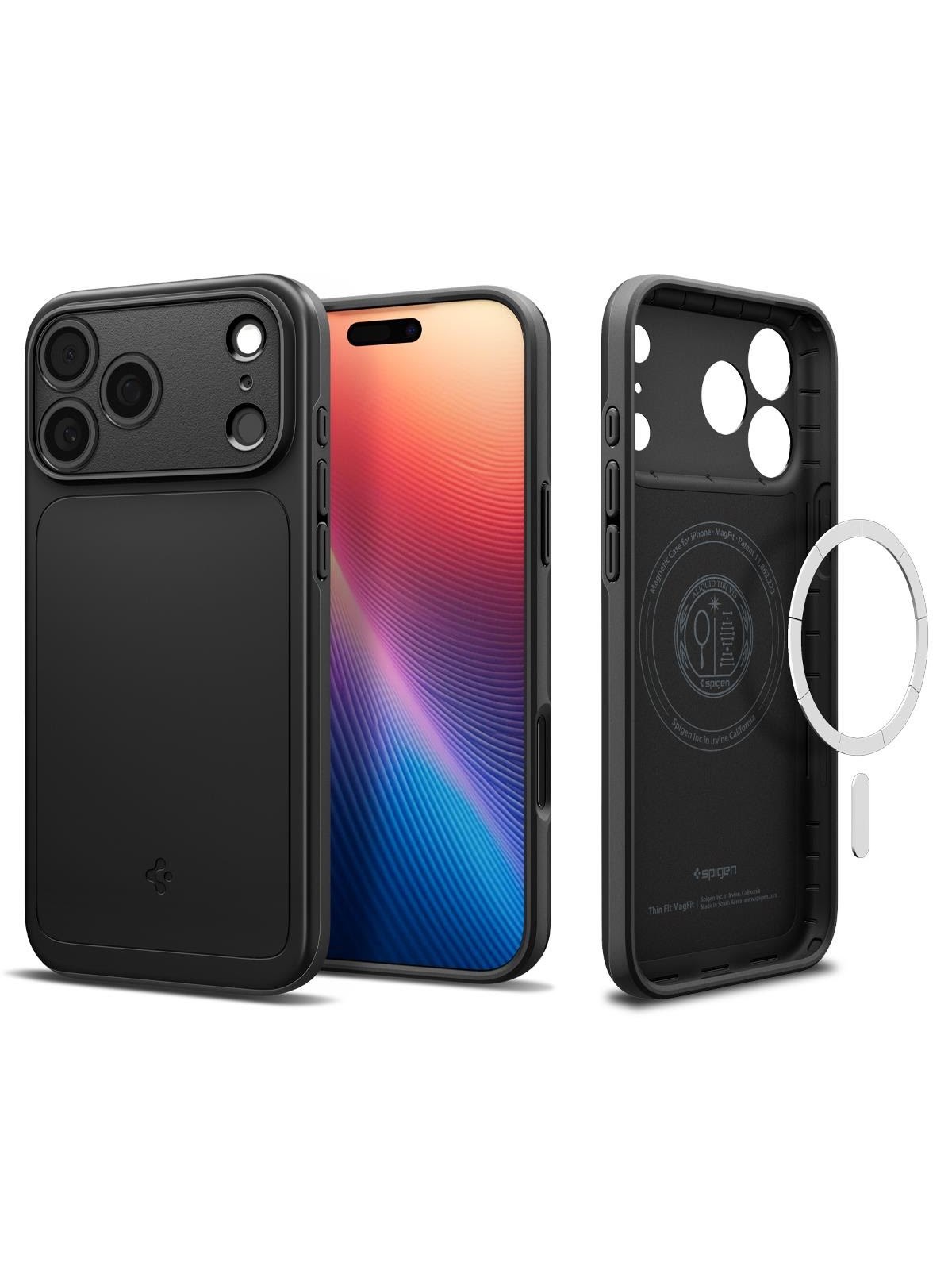 Spigen Thin Fit MagSafe - black - iPhone 17 Pro, Mobilcover