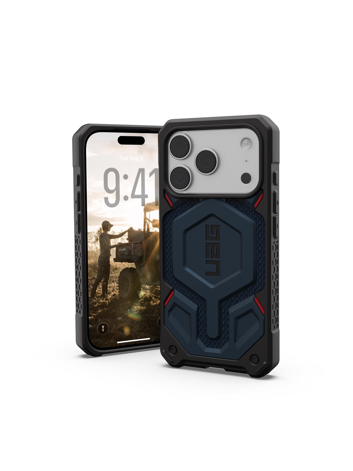 UAG Monarch Pro - Kevlar Mallard - iPhone 17 Pro, Mobilcover