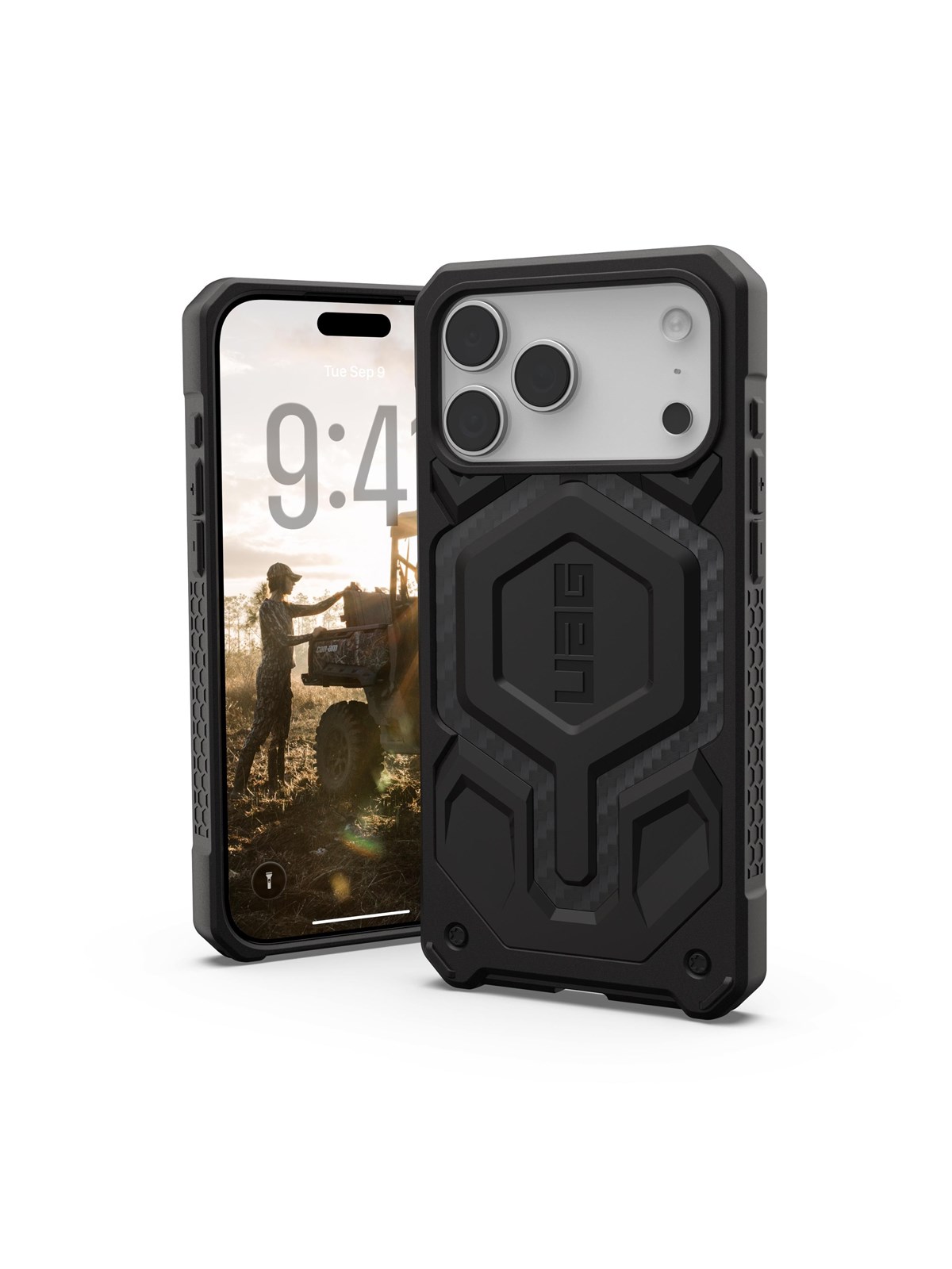 UAG Monarch Pro - Carbon Fiber - iPhone 17 Pro Max, Mobilcover