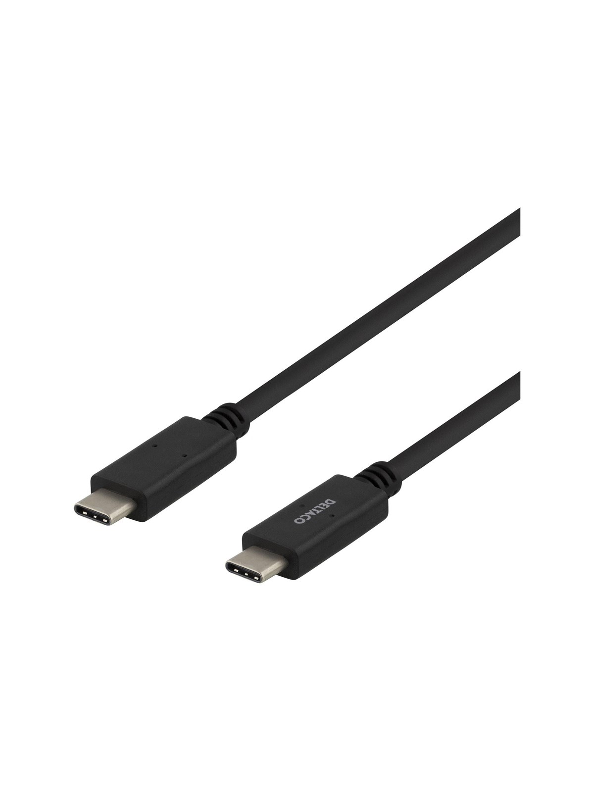 Deltaco USBC-2002 - USB-C cable - 24 pin USB-C to 24 pin USB-C - 2 m, Usb Kabel