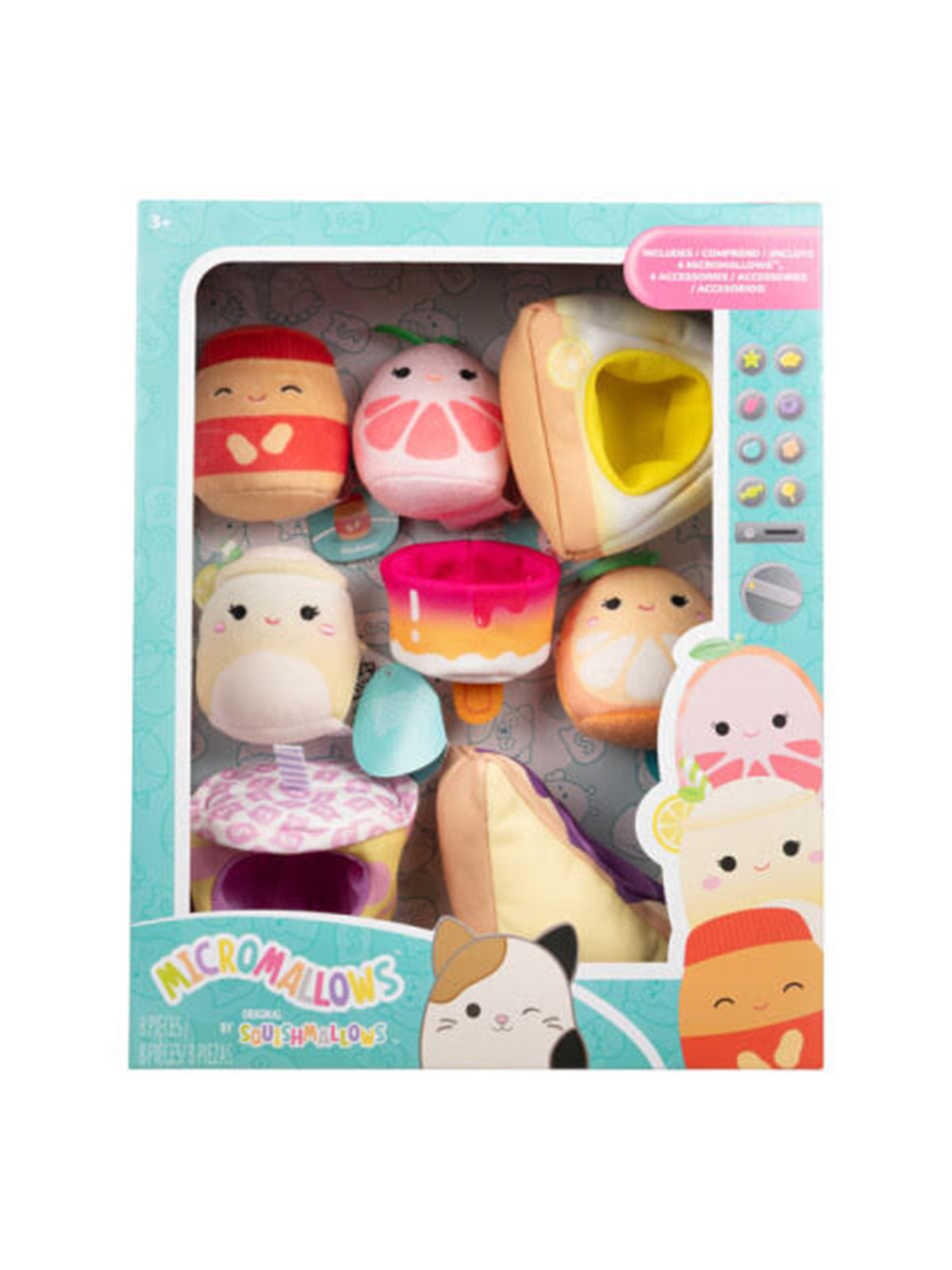 Squishmallows Micromallows Deluxe Accessory Set, Bamser