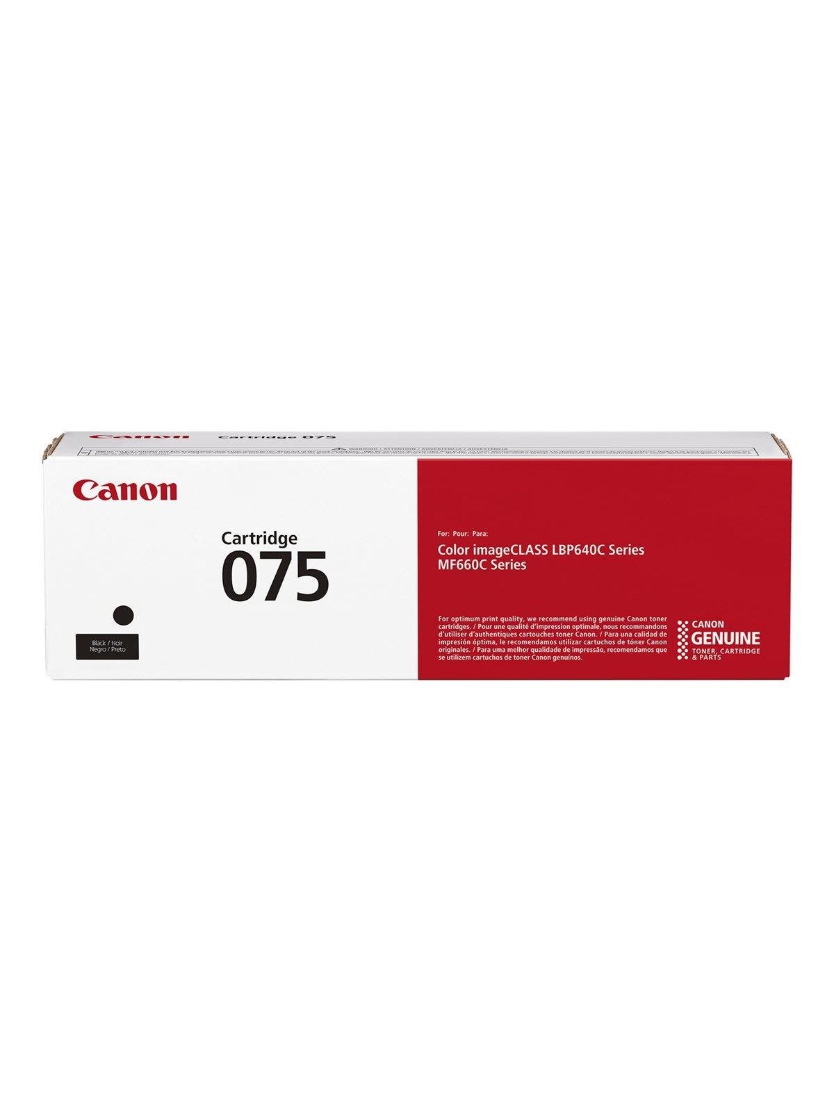 Canon CRG 075 / 6365C002 Black, Printerpatron Og Toner