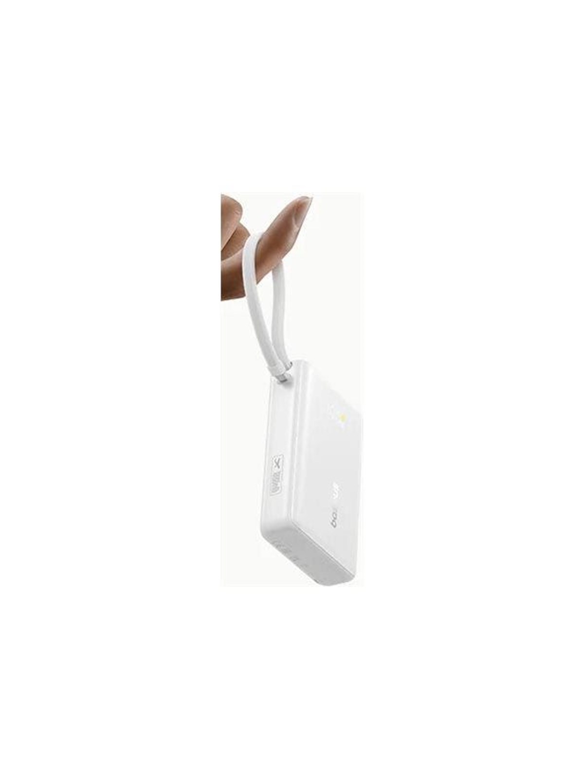 Baseus PicoGo power bank - with built-in USB-C cable - 2 x USB-C USB - 45 Watt Powerbank - 10000 mAh