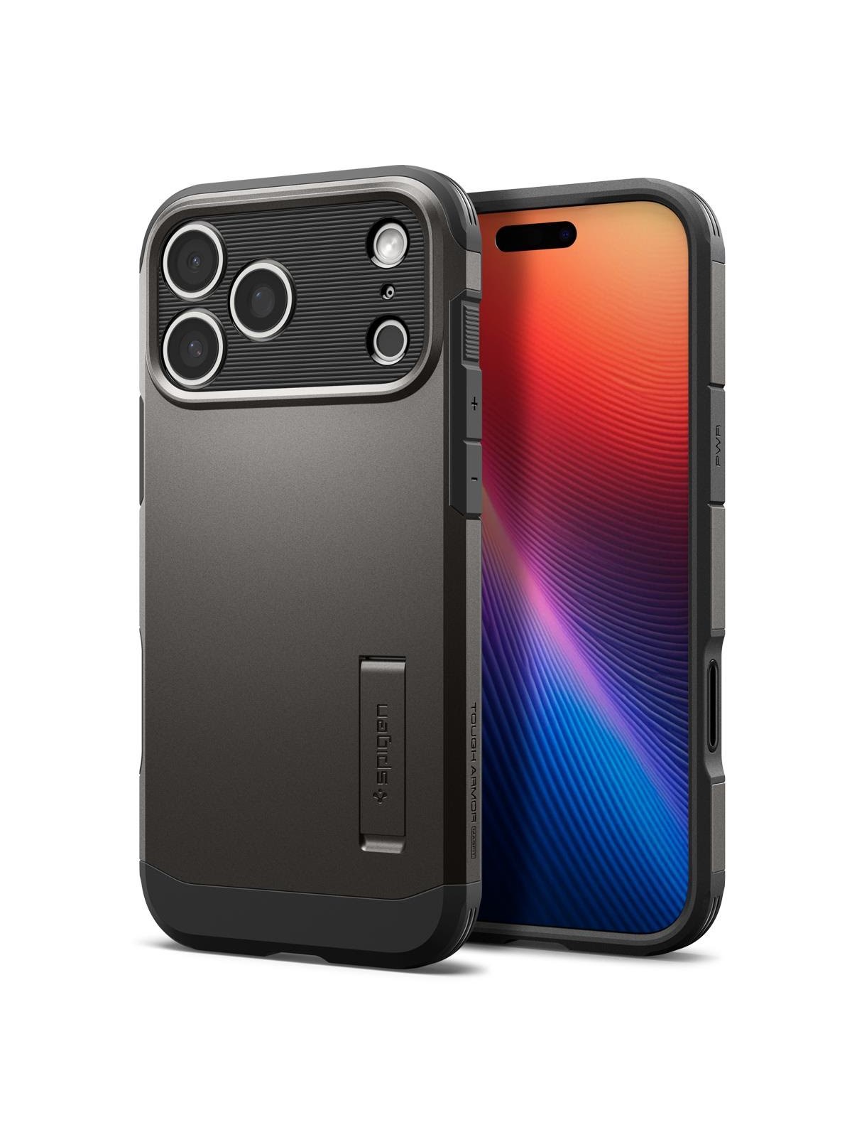 Spigen Tough Armor T MagSafe - gunmetal - iPhone 17 Pro, Mobilcover