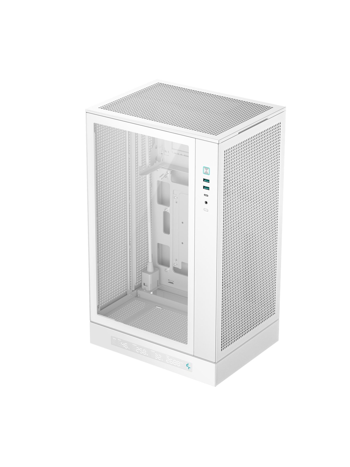 DeepCool CH270 Digital - Kabinet - Miditower - Hvid, Kabinet