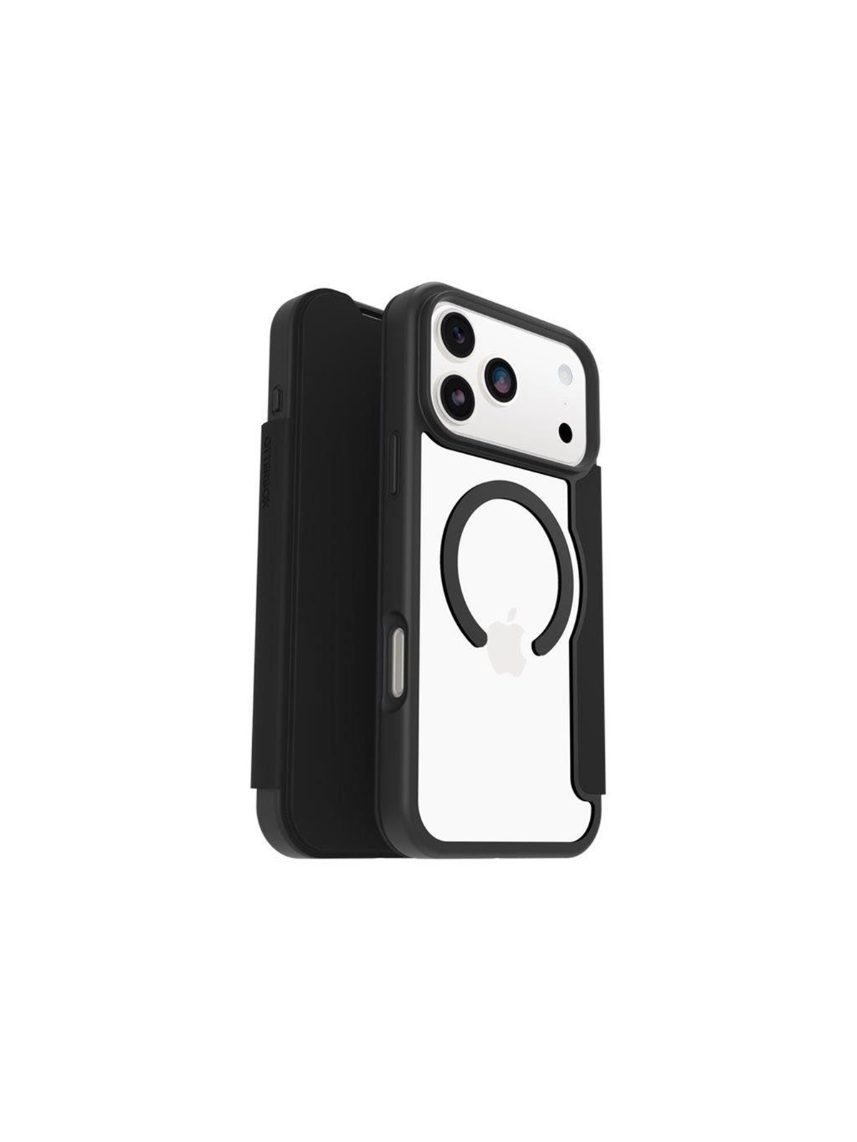 OtterBox React Folio MagSafe Apple iPhone 17 Pro Max Black Crystal - clear/black