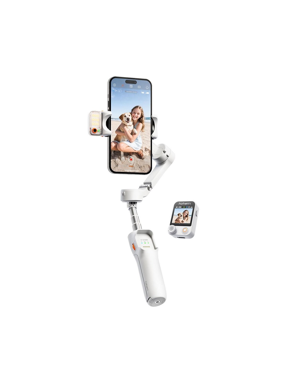 Hohem Smartphone Gimbal Isteady V3 Ultra White, Kamerastativ