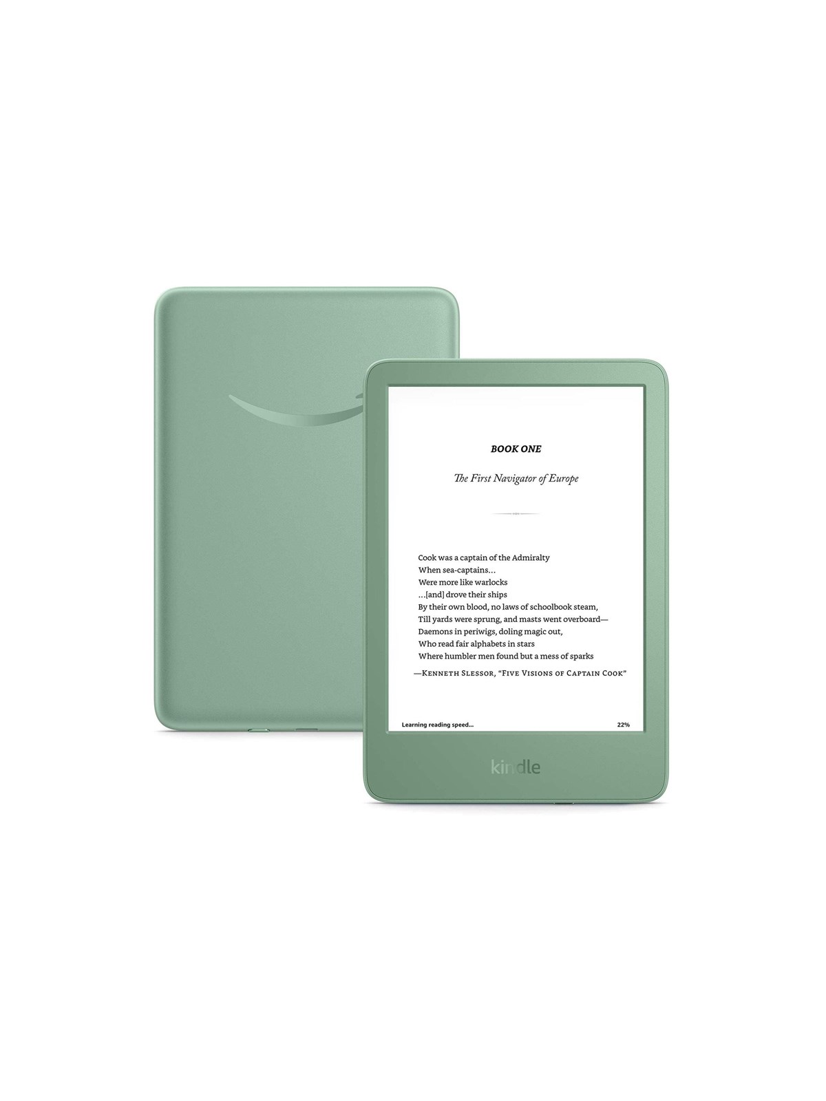 Amazon Kindle 16GB - Green (no ads), E Bogslaeser