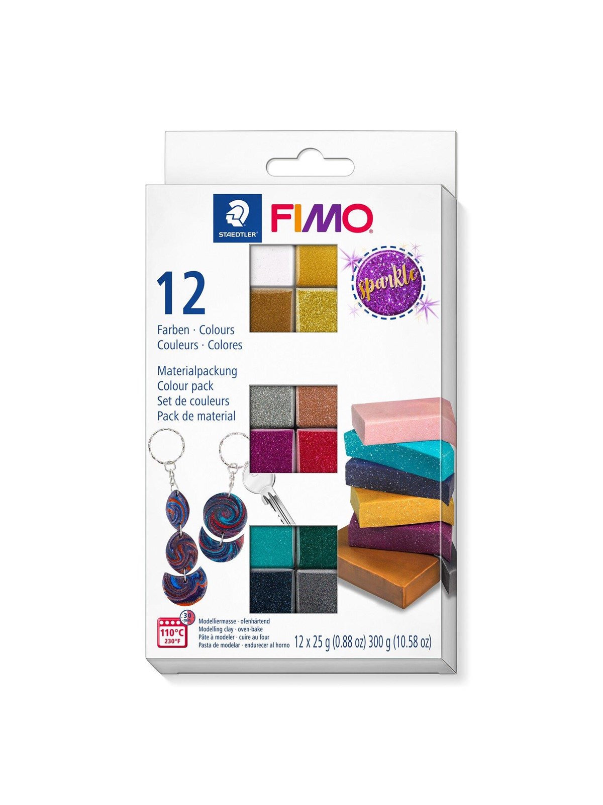 Fimo Color Pack Sparkle Colours, Hobby Artikler