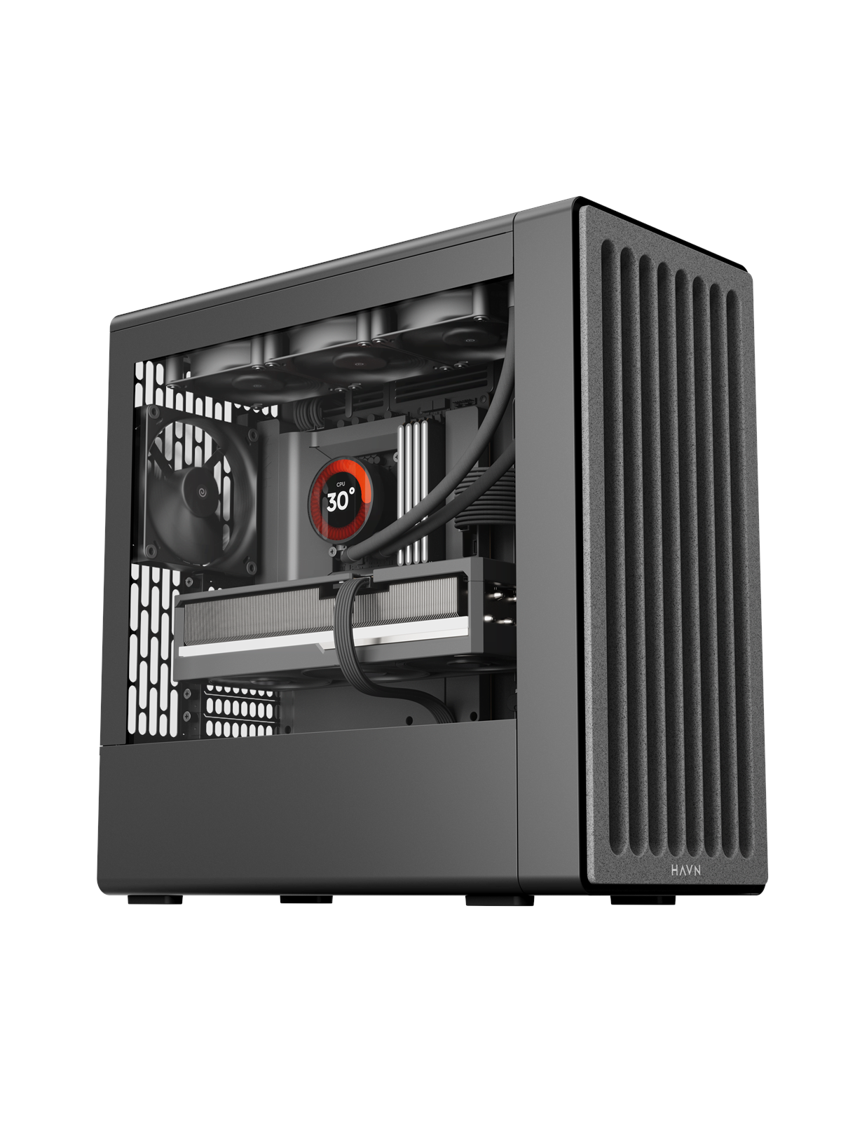 Havn BF 360 - Black - Kabinet - Miditower - Sort, Kabinet