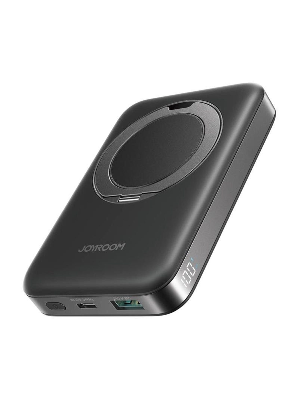 Joyroom Magnetic Wireless JR-PBM12 22.5W with Handle Powerbank - Sort - 10000 mAh