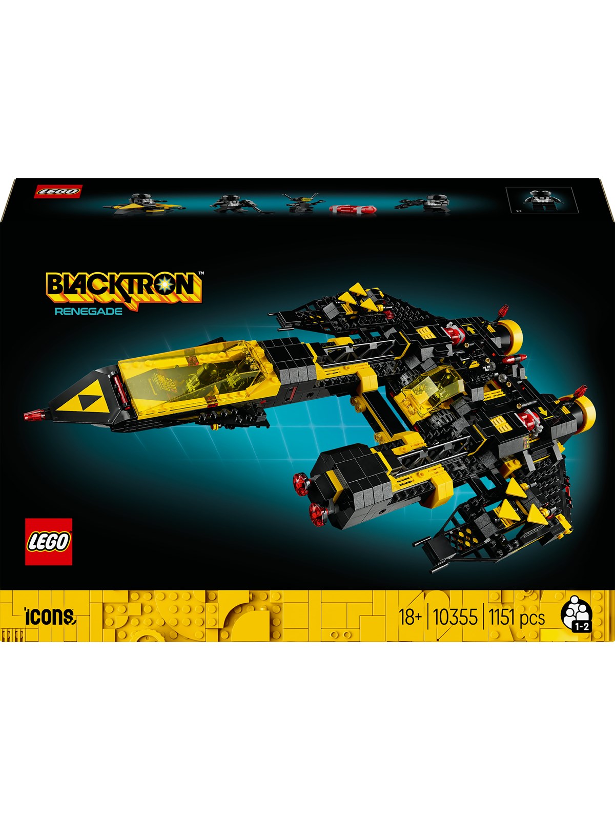 LEGO Icons 10355 Blacktron Renegade