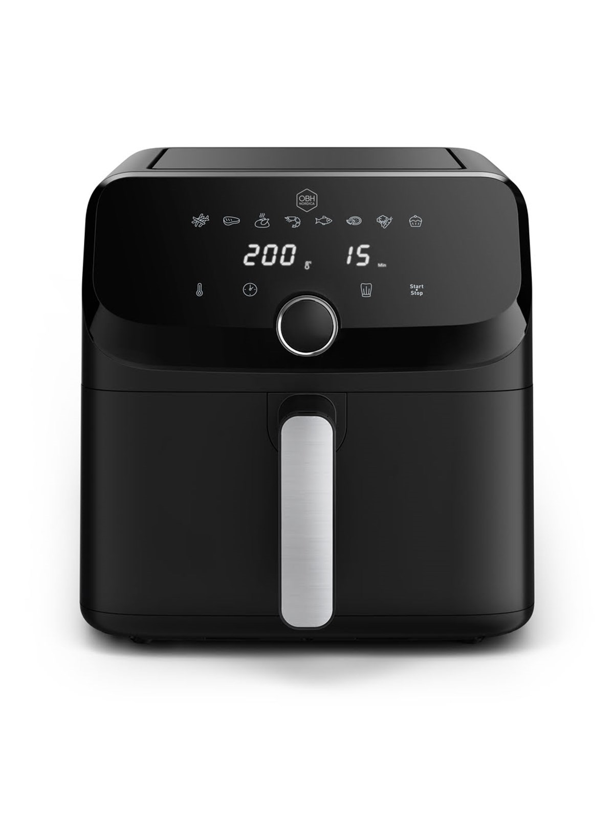 OBH Nordica Easy Fry Mega Air fryer 7.5 l. Black, Airfryer