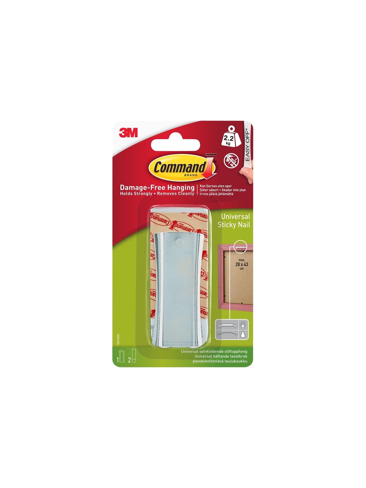 3M Universal Sticky Nail, Ophæng