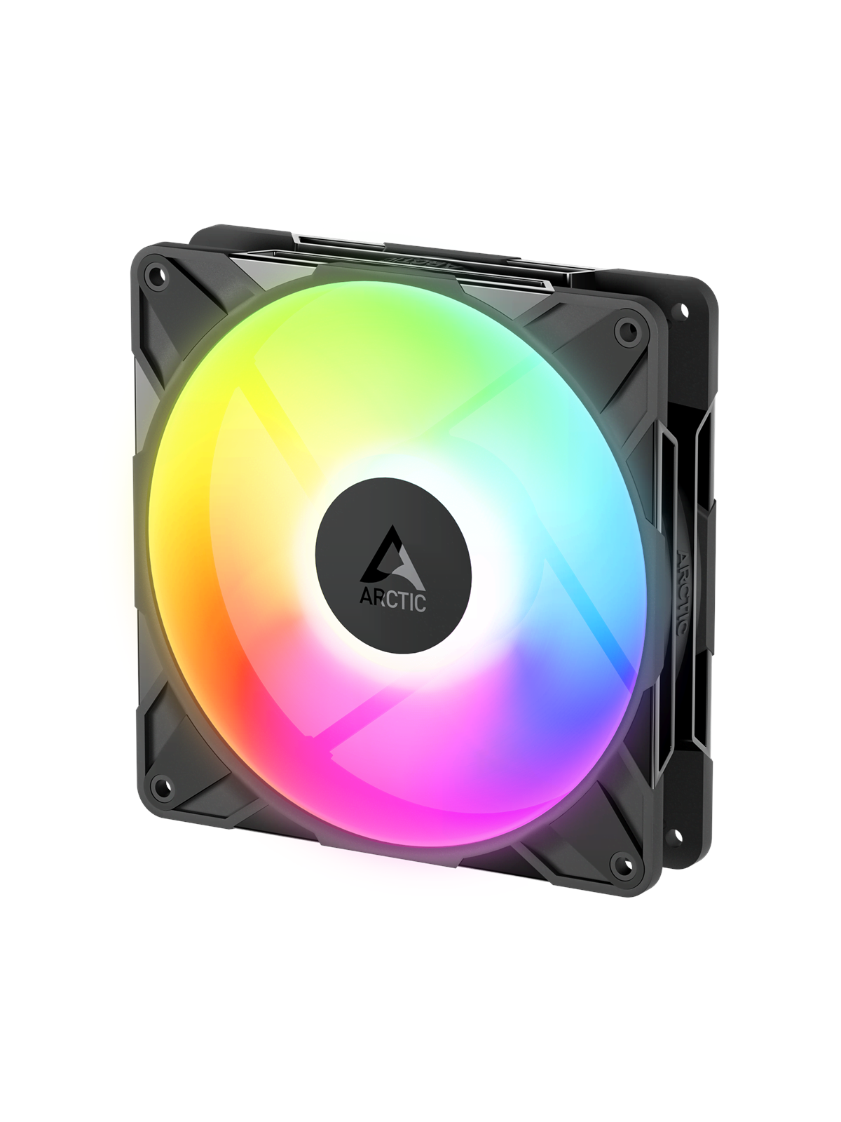 Arctic P14 Pro Reverse A-RGB - Kabinet køler - 140mm - Sort med RGB LED lys