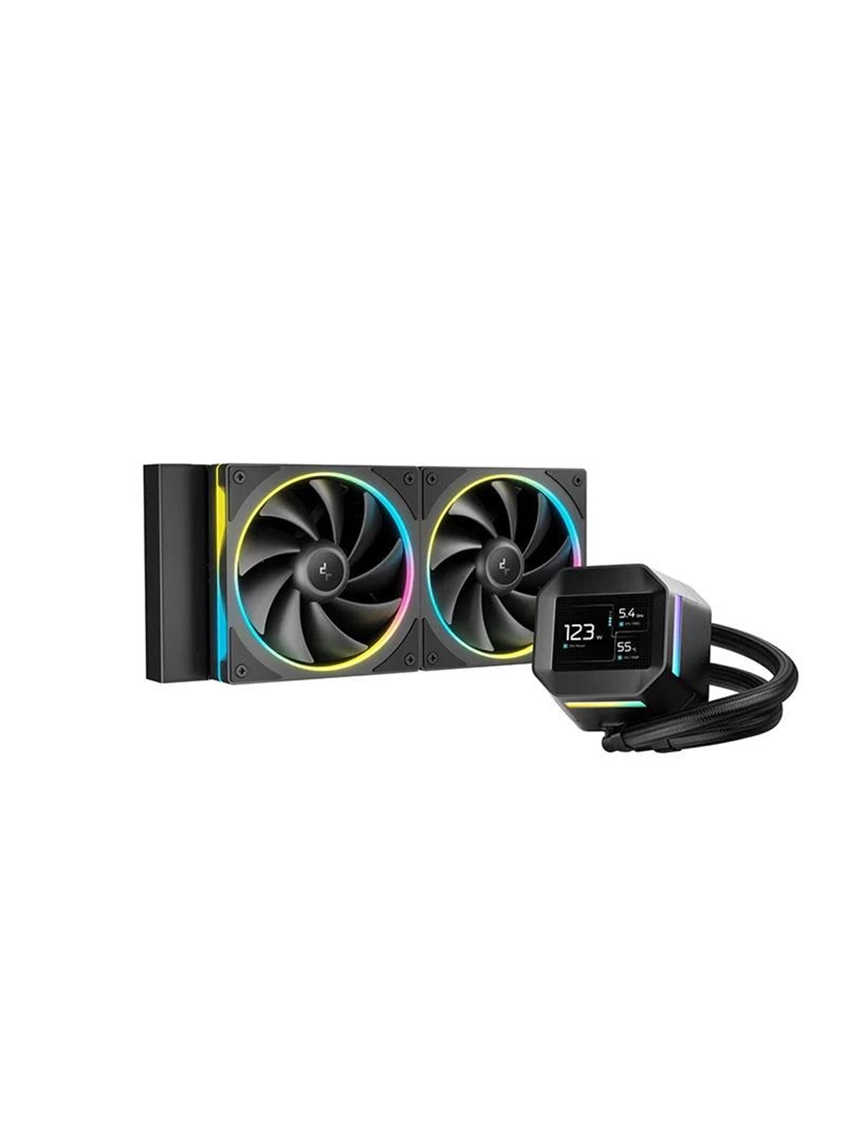 DeepCool LM240 - CPU Vandkøling - Max 36 dBA, Cpu Køler