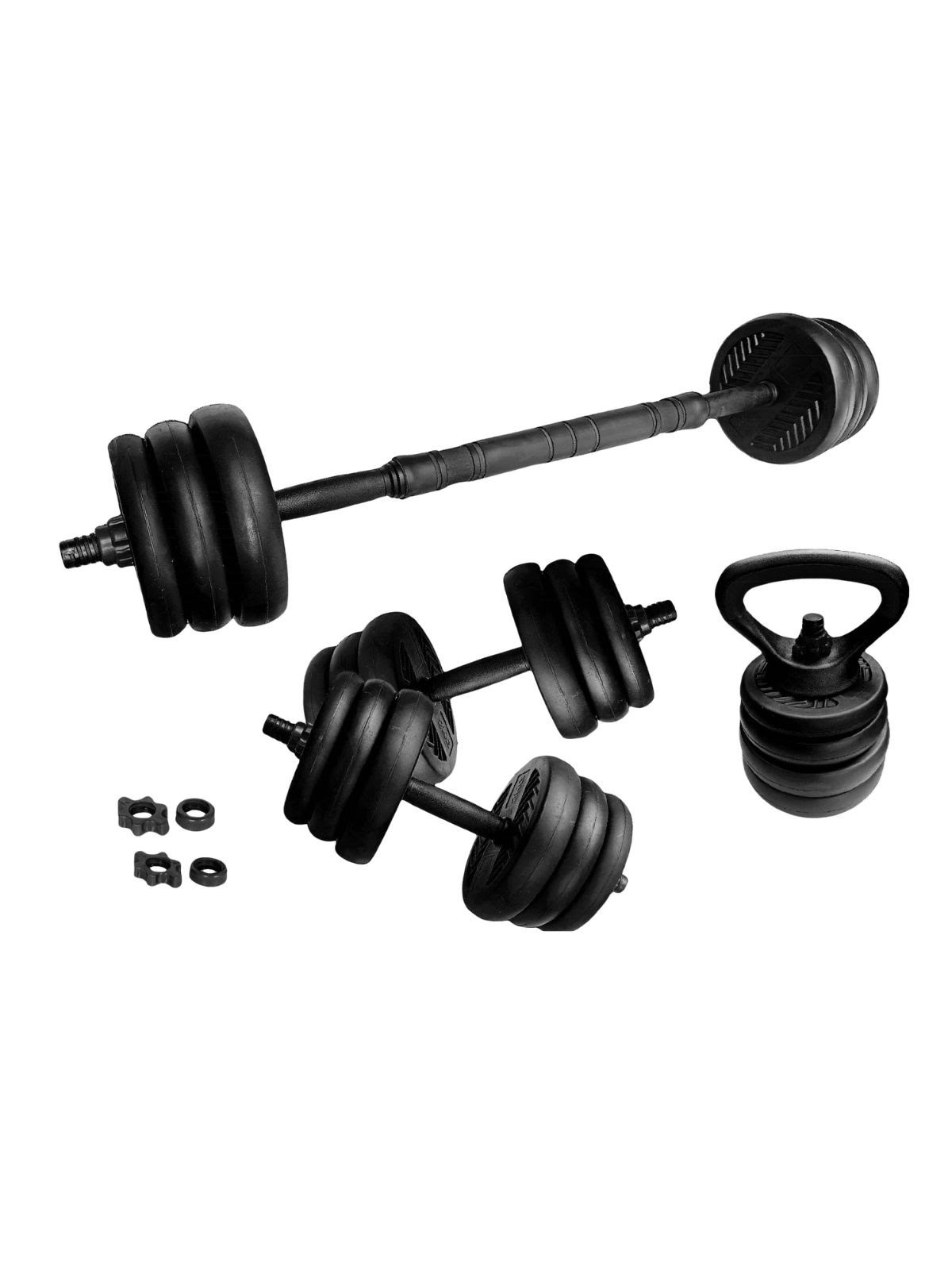 ASG Weight set 20kg - Black/Black, Træningsudstyr