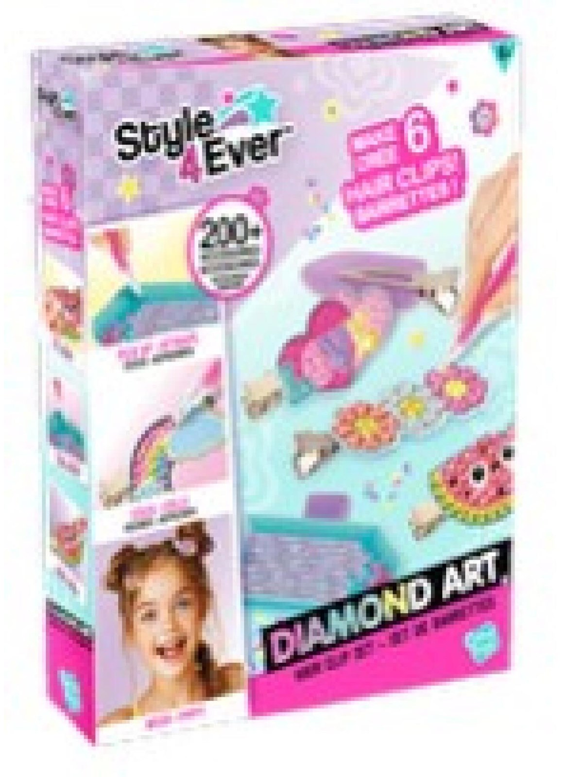 Style 4 Ever Diamond Art Hårspændesæt, Kreativt Legetøj