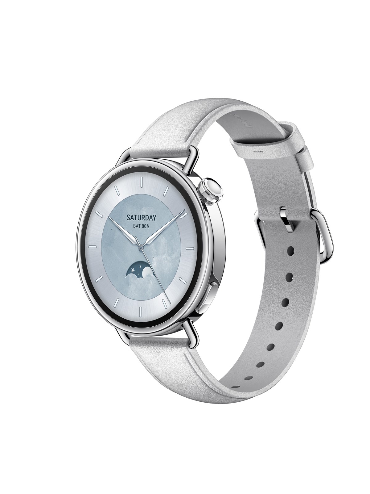 Xiaomi Watch S4 41mm - Leather Strap - White, Smartwatch