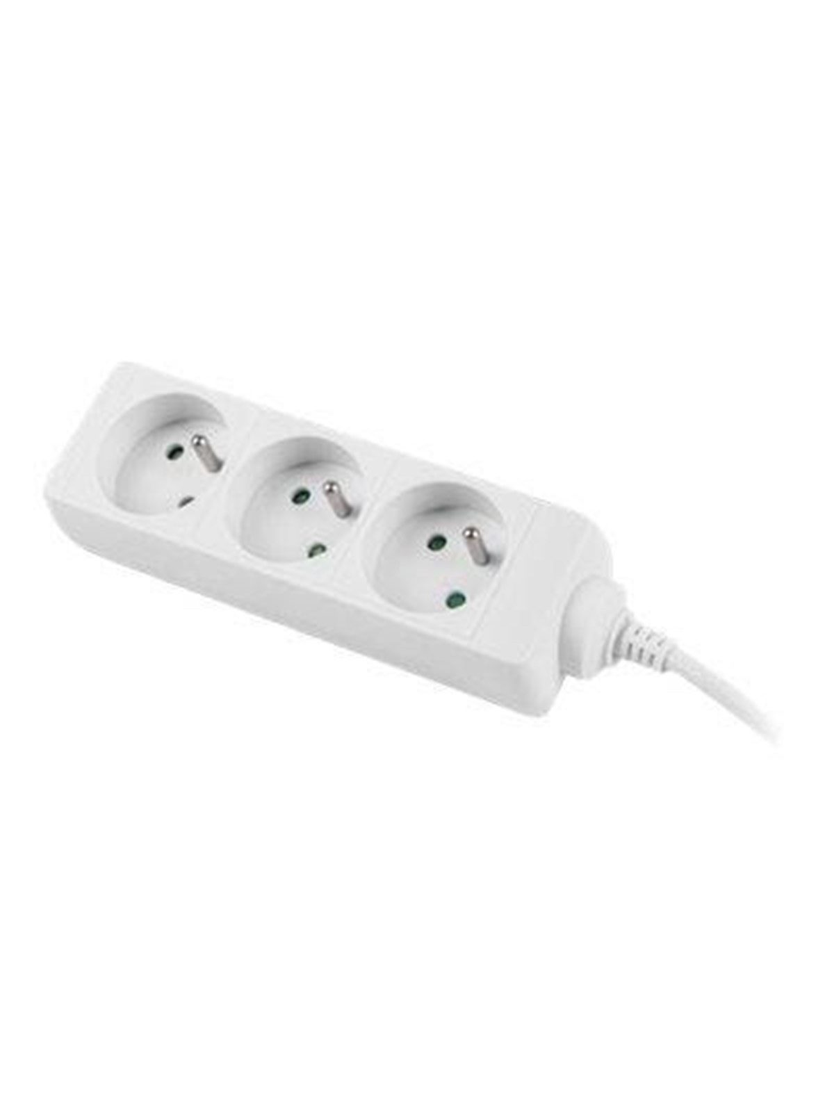Lanberg PS0-03E-0300-W - power strip - 2500 Watt, Strømkabel