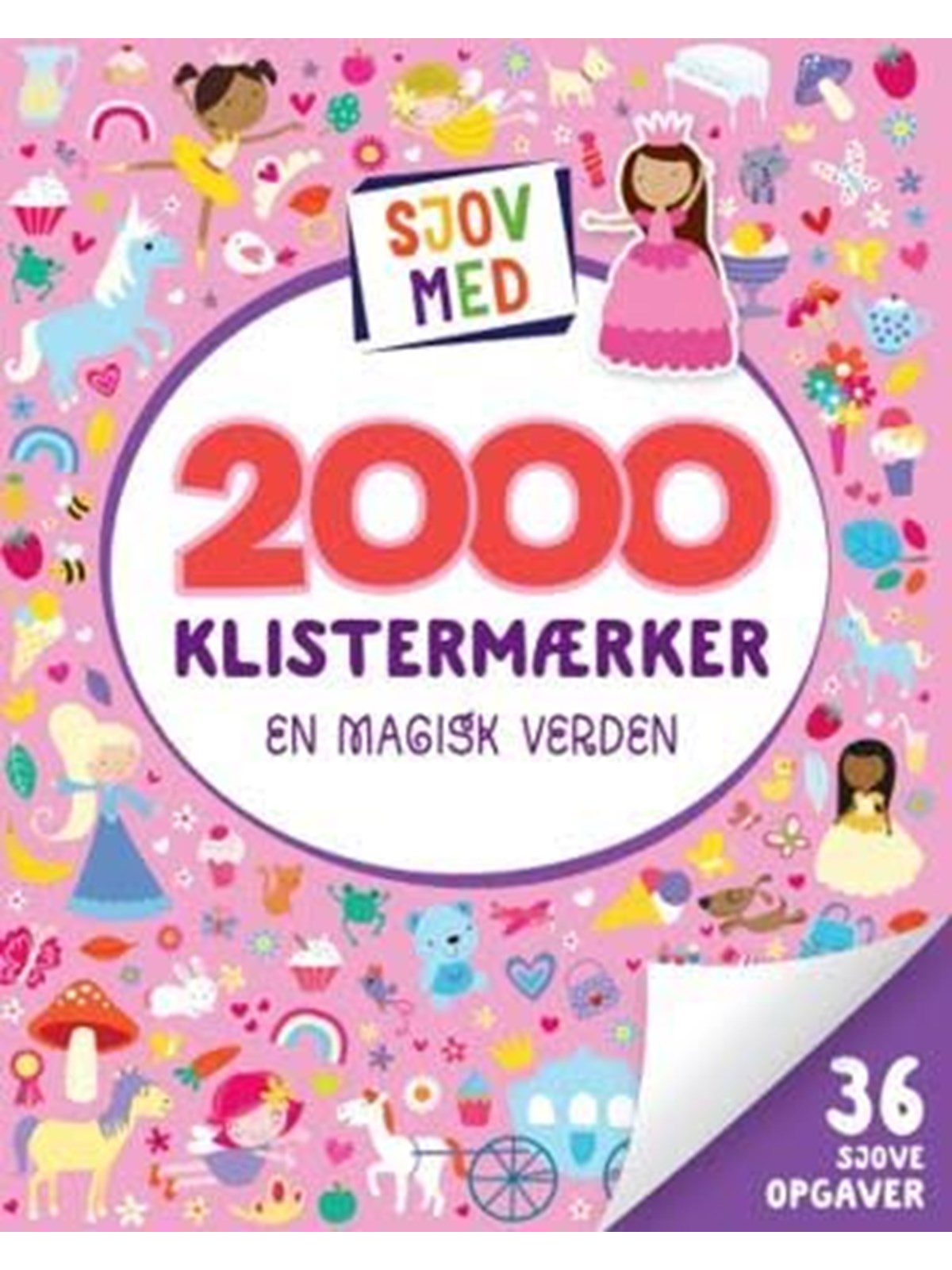 Sjov med 2000 klistermærker: En magisk verden - Hobby - Hæftet, Hobby