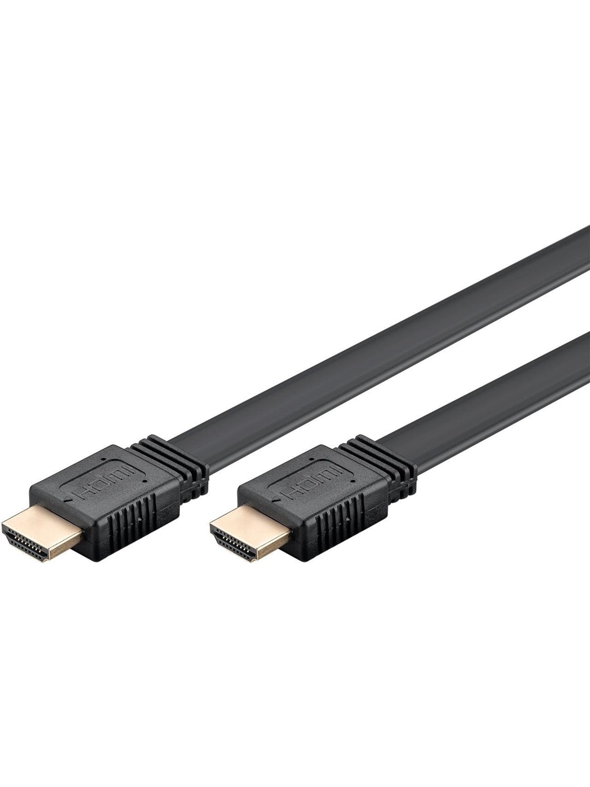 Pro HDMI 2.1 Flat - 1m - Sort, Skærmkabel