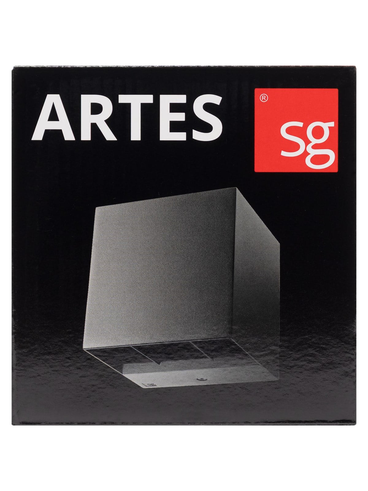 SG Armaturen Artes udendørs væglampe 8W LED 3000K, corten, Lampe