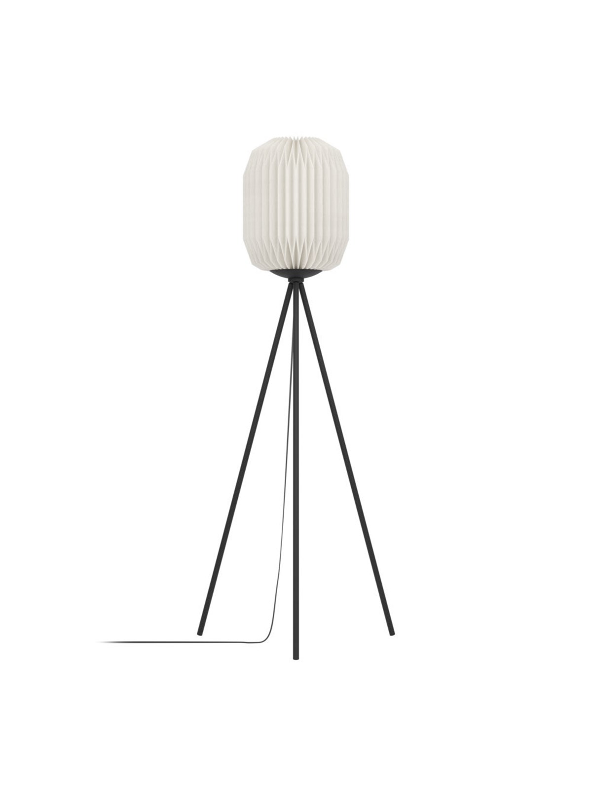 EGLO BELGRAVE GULV H1415 E27 SORT/HVID FSC, Lampe