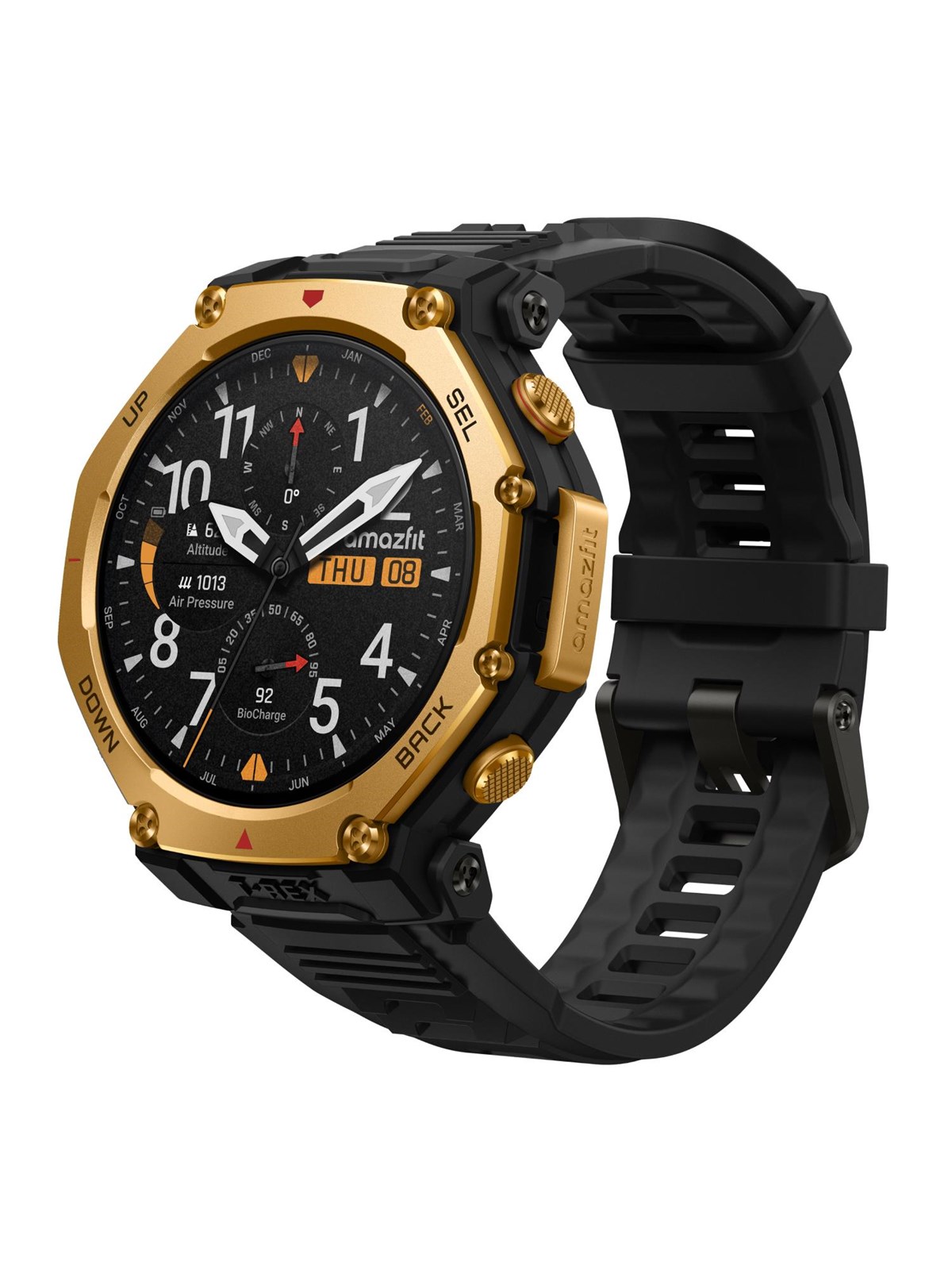 Amazfit T-Rex 3 Pro 48mm - Black Gold, Smartwatch