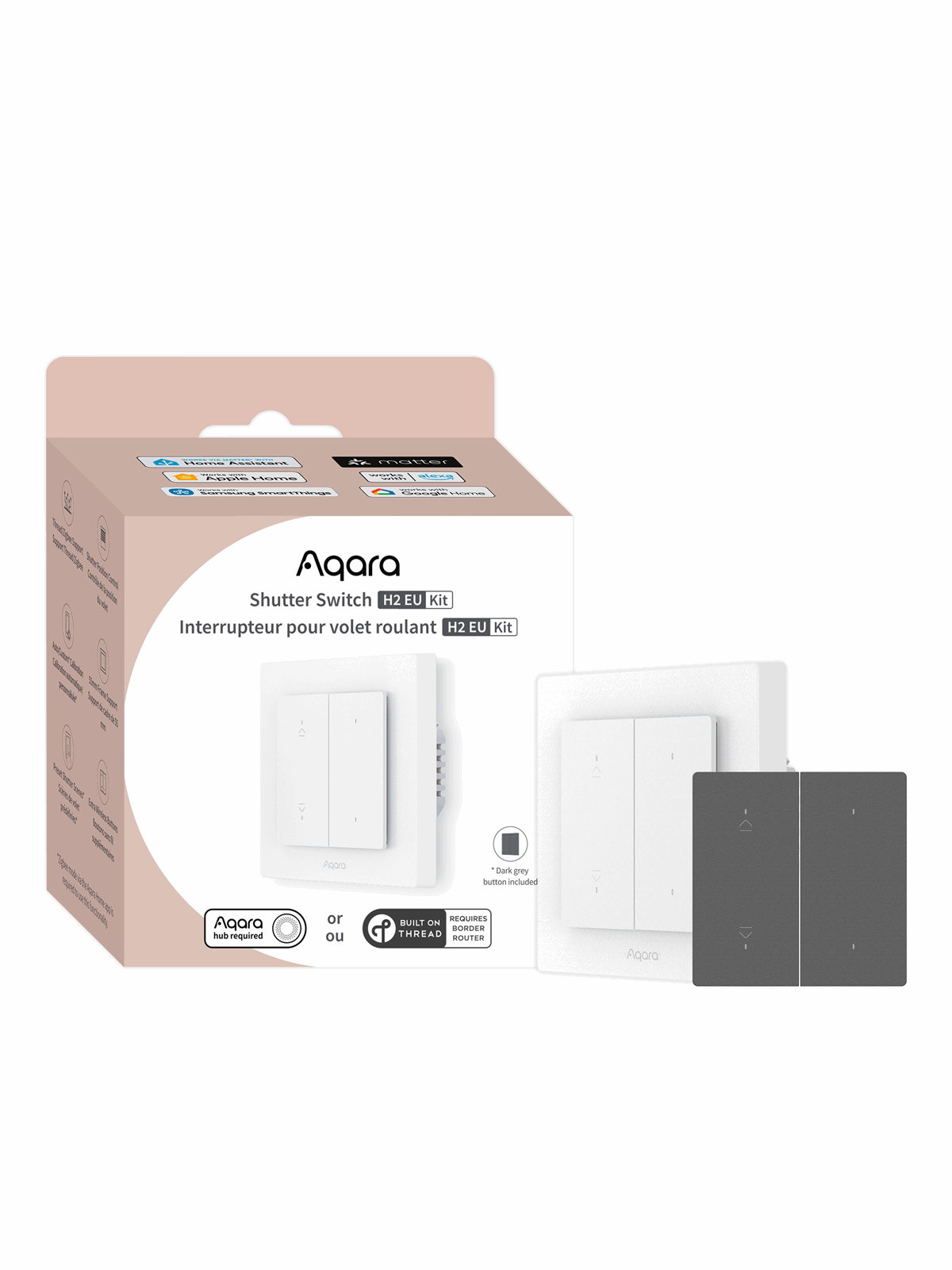 Aqara Shutter Switch H2 EU, Smart Home