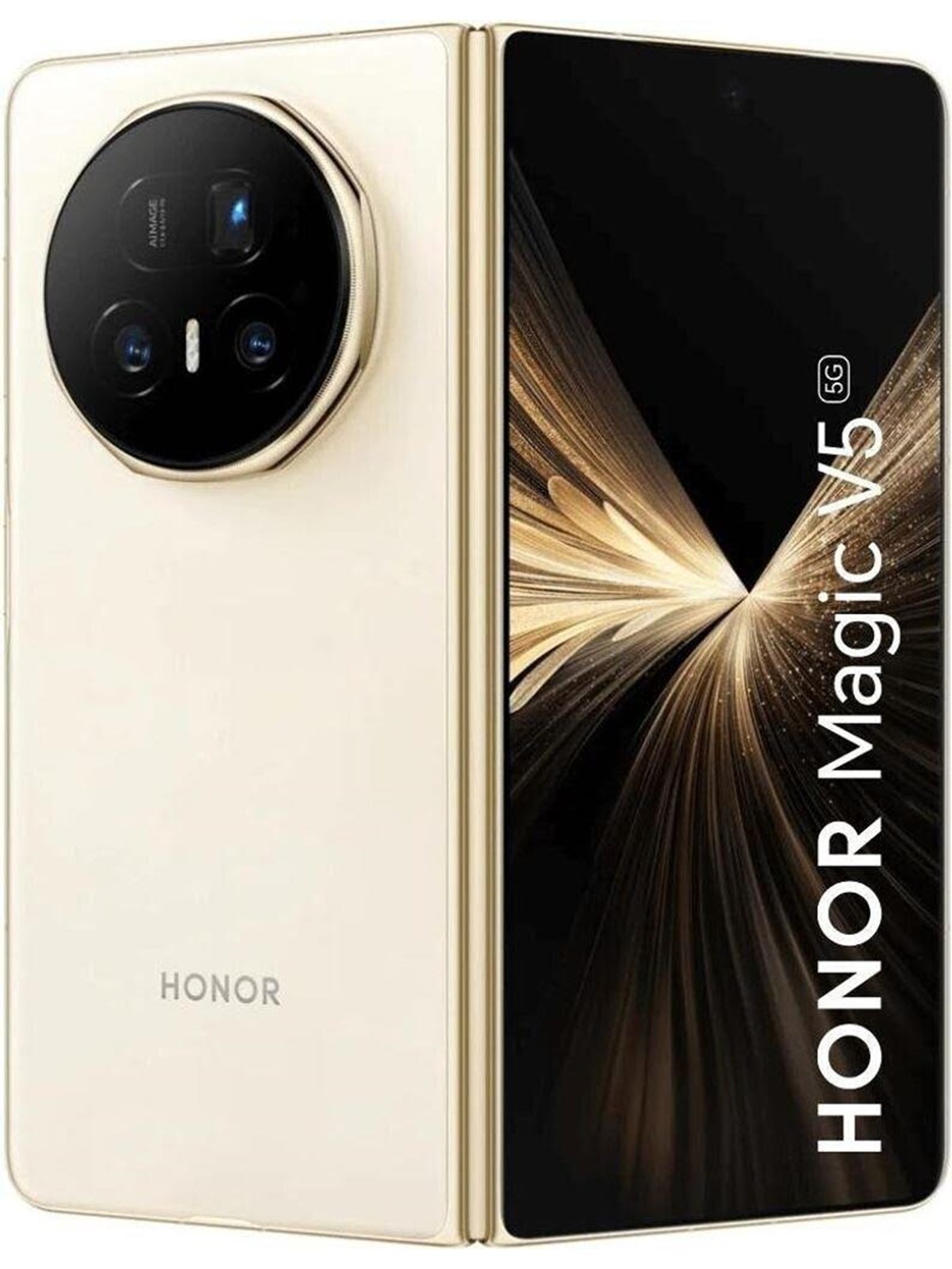 Honor Magic V5 512GB/16GB - Ivory White, Mobiltelefon