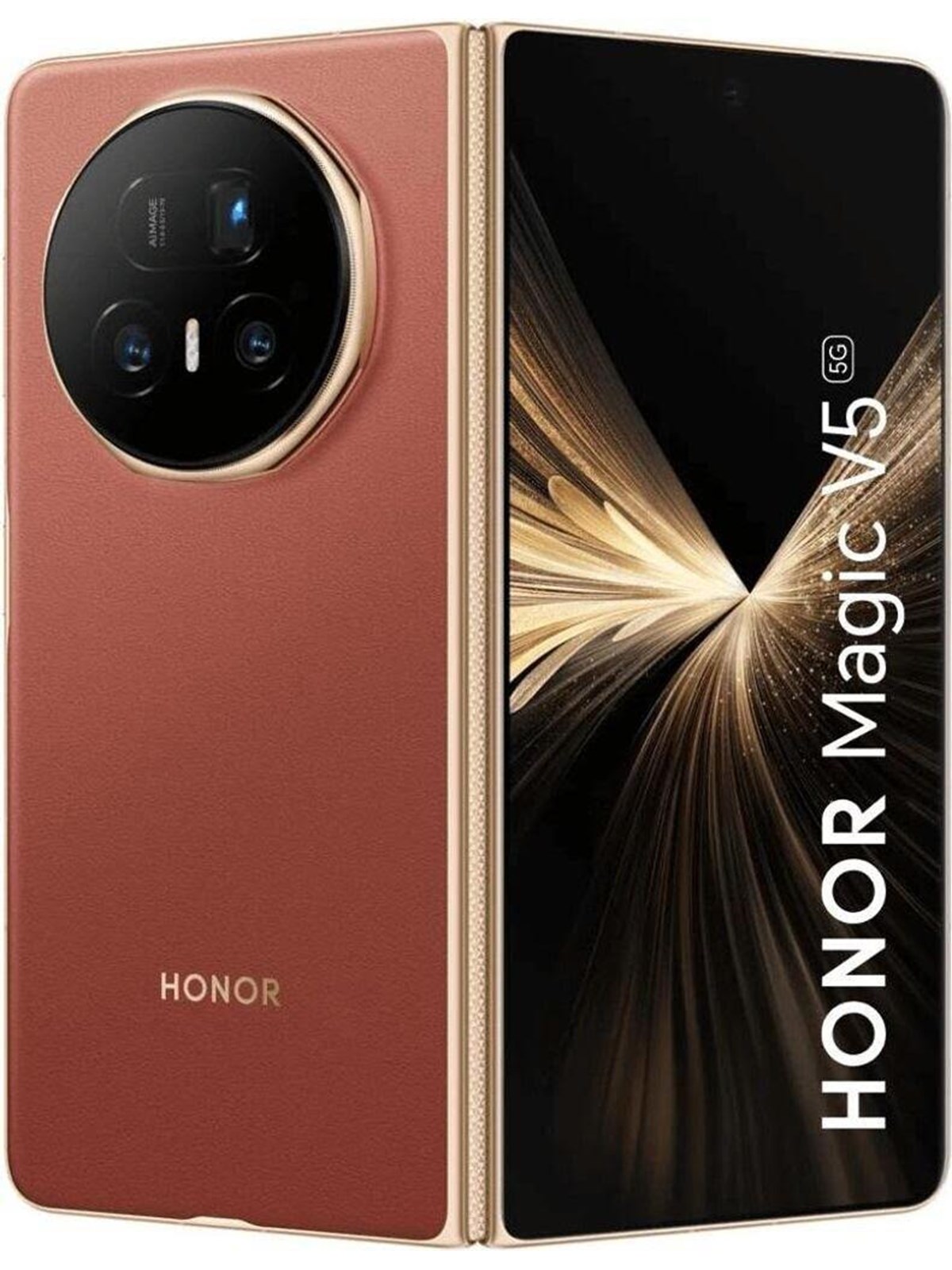 Honor Magic V5 512GB/16GB - Reddish Brown, Mobiltelefon