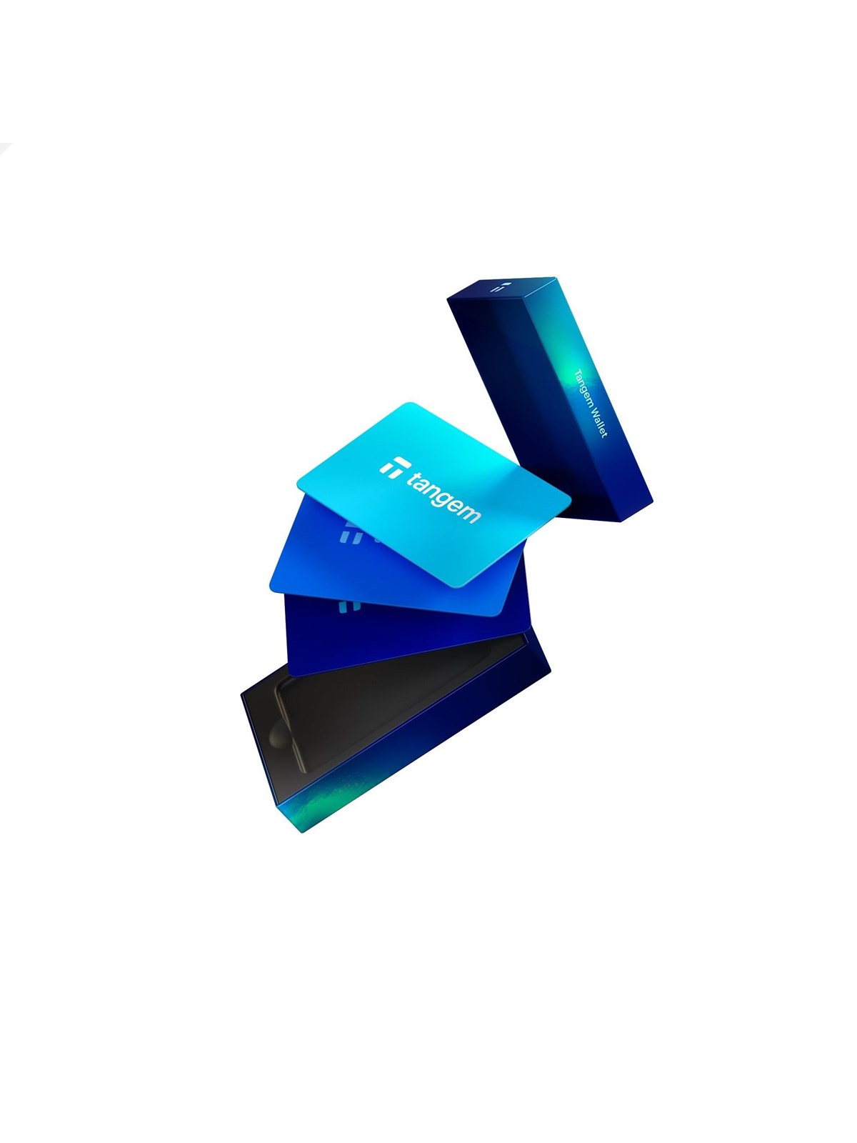Tangem Wallet - 3-card set - Electric Night, Systemtilbehør