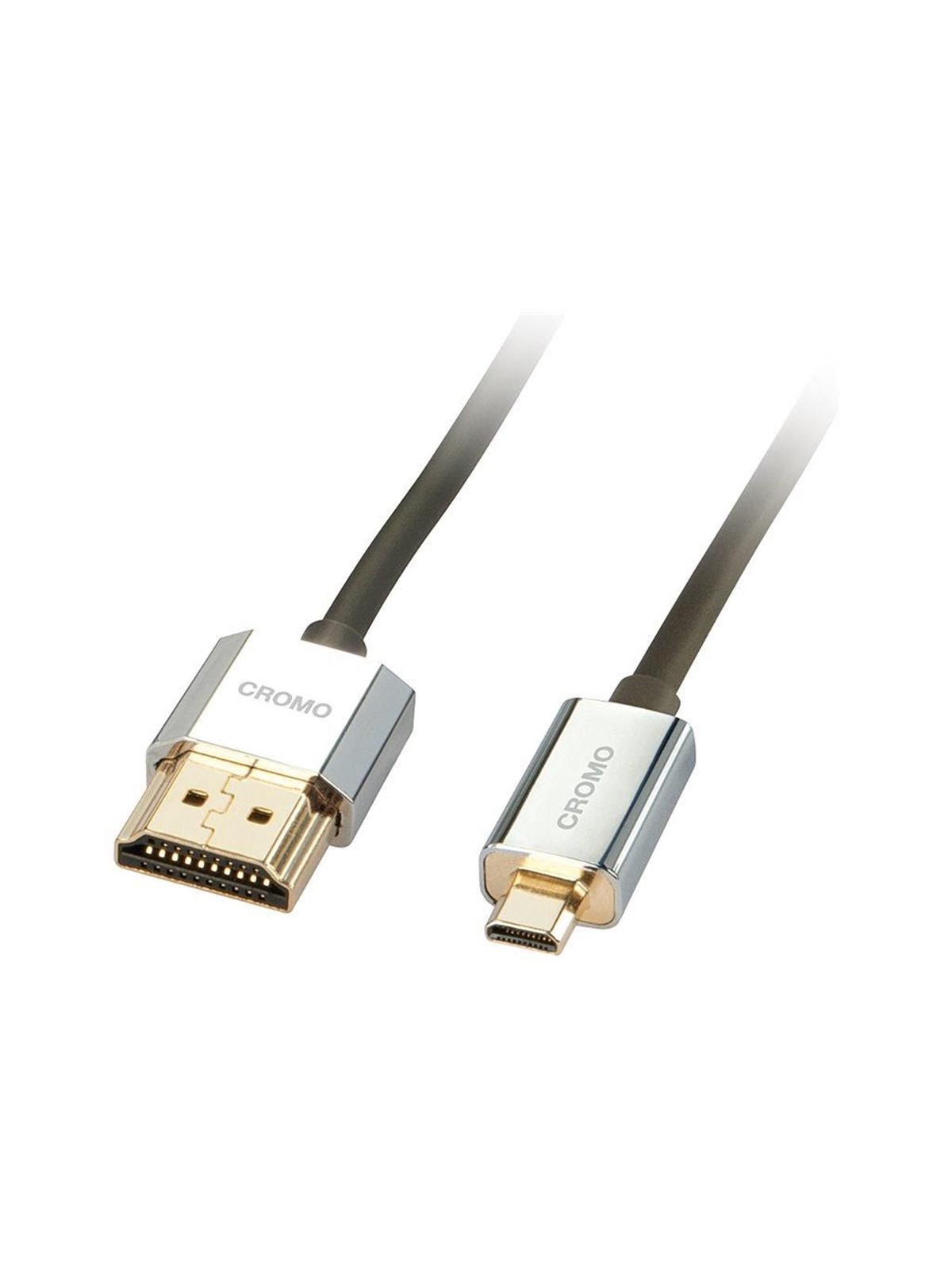 Lindy CROMO Slim High Speed HDMI to micro HDMI Cable with Ethernet, Skærmkabel