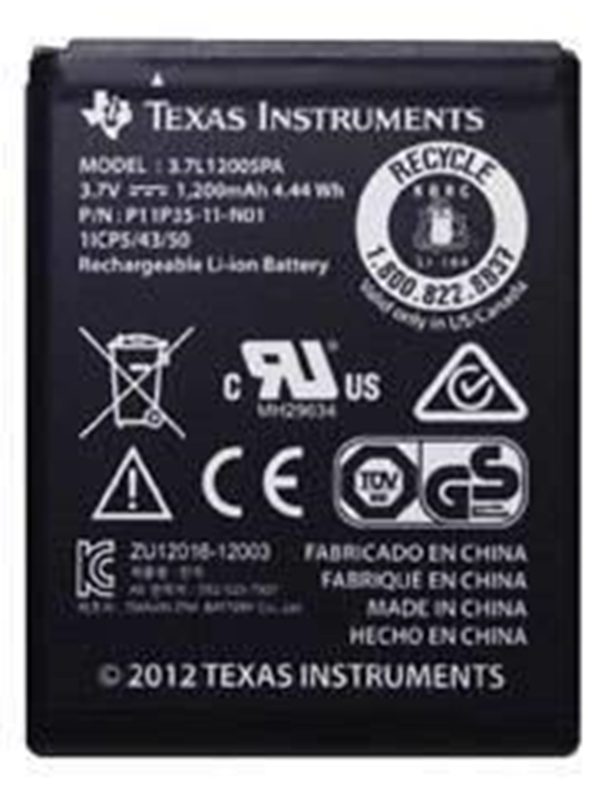 Texas Instruments Opladningsbart Batteri til TI-Ns, Skrivebordstilbehør