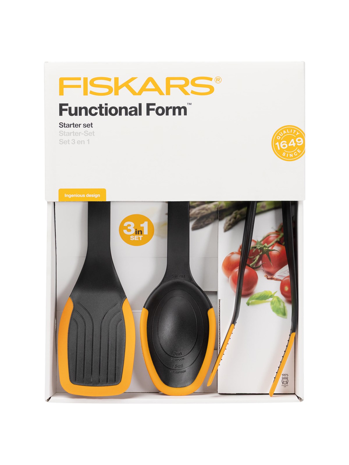 Fiskars FunctionalForm Kitchen Set - 3 pcs, Køkkenredskab