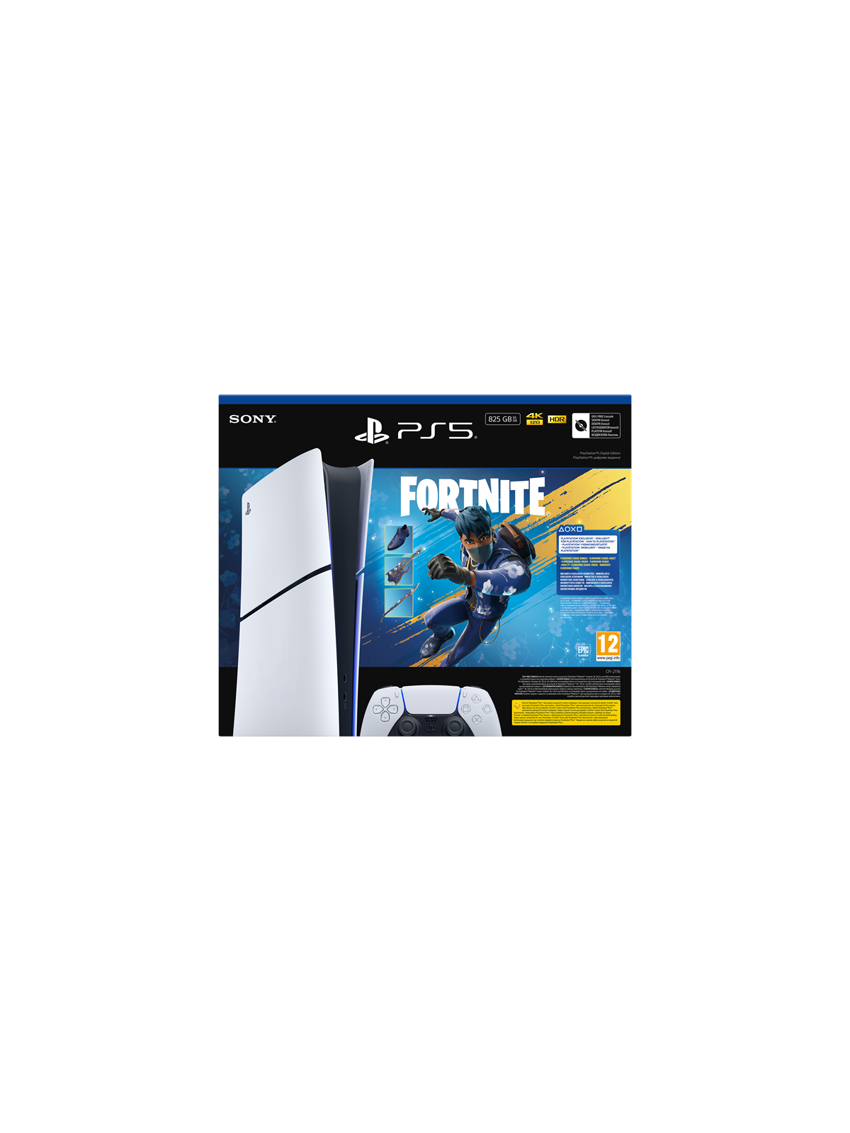 Sony PlayStation 5 Digital (Slim) - Fortnite Flowering Chaos Bundle