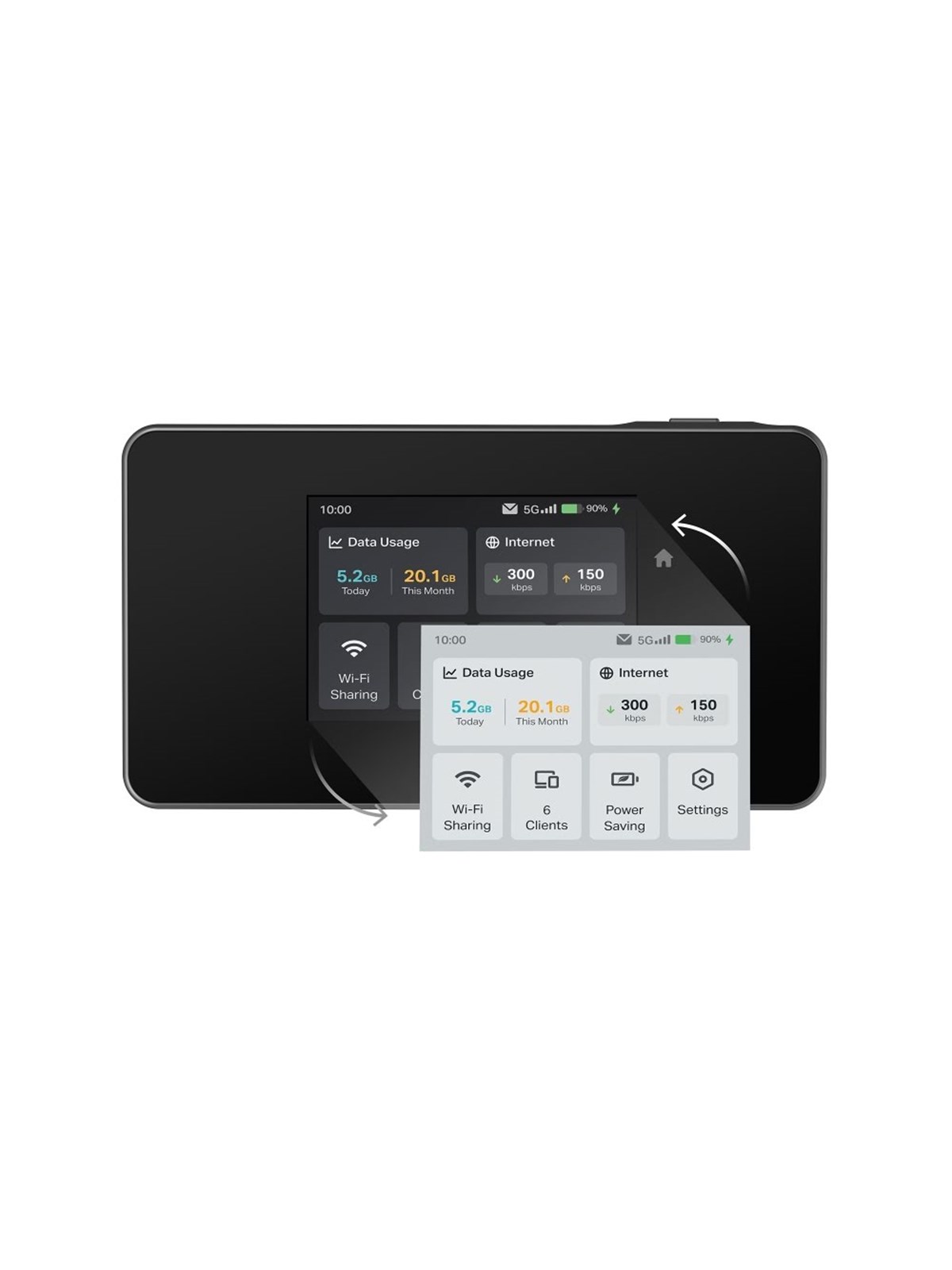 TP-Link M8550 V1 - mobile hotspot - 5G LTE Advanced, Mobilt Modem