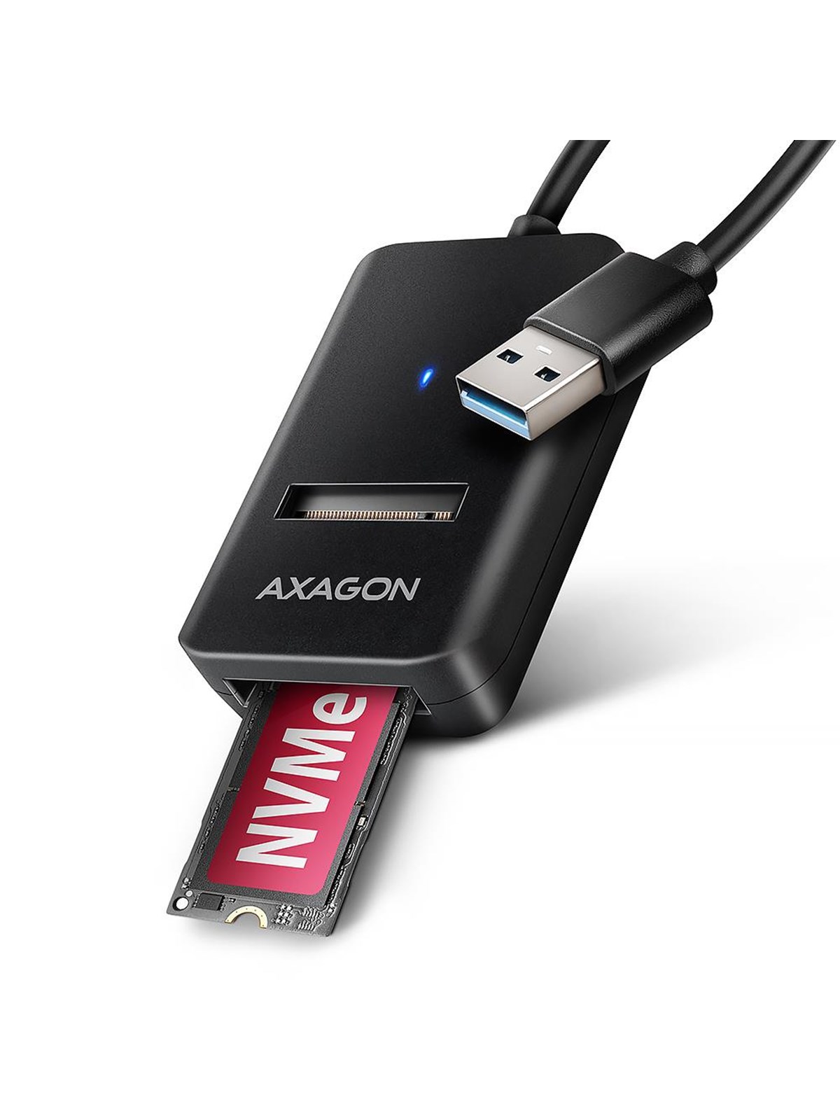AXAGON USB-A 10 Gbps M.2 Adapter for NVMe & SATA SSD, Ssd Harddisk