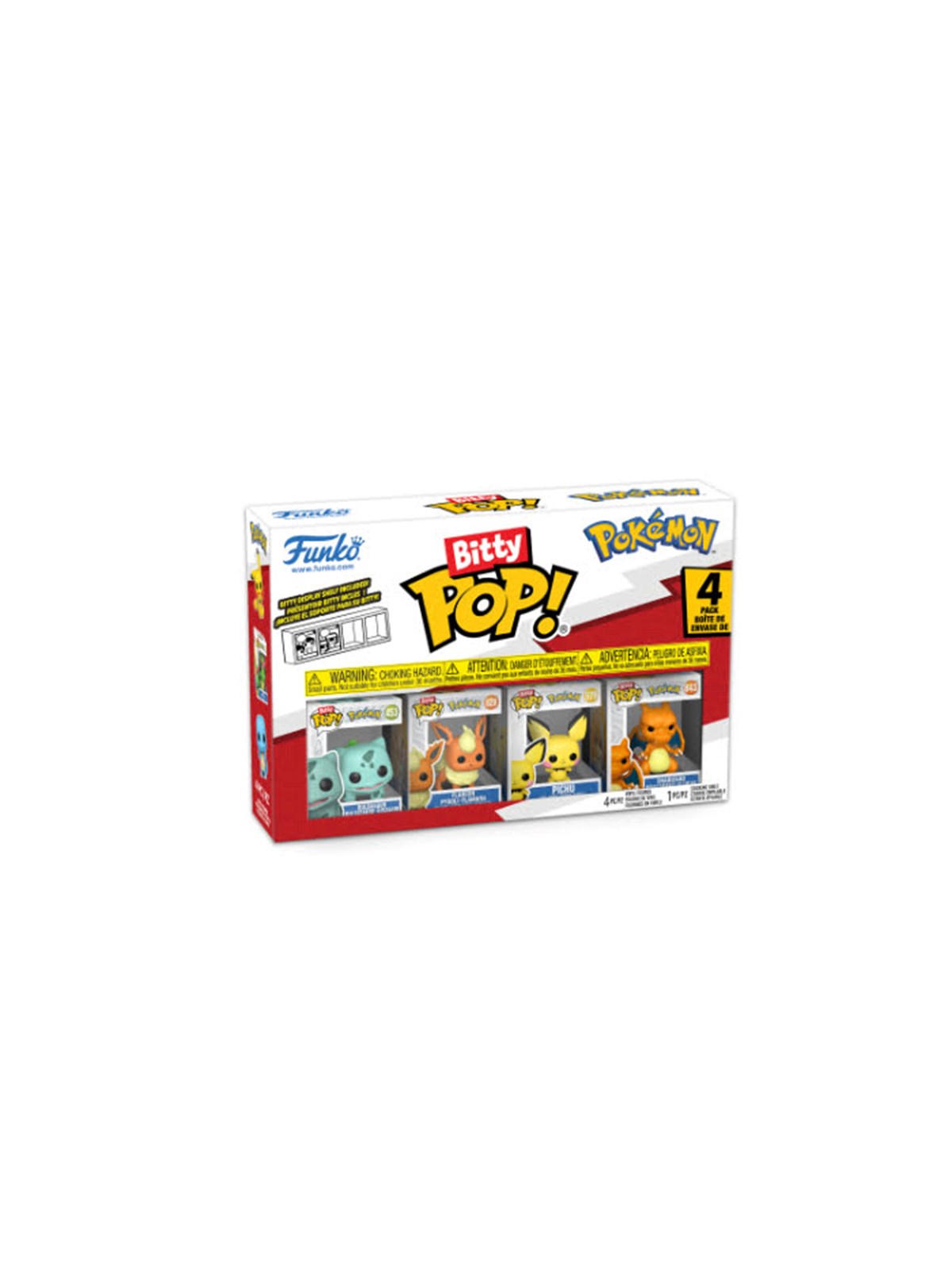 Funko! - Bitty POP 4PK Pokemon Bulbasaur - Figur, Merchandise