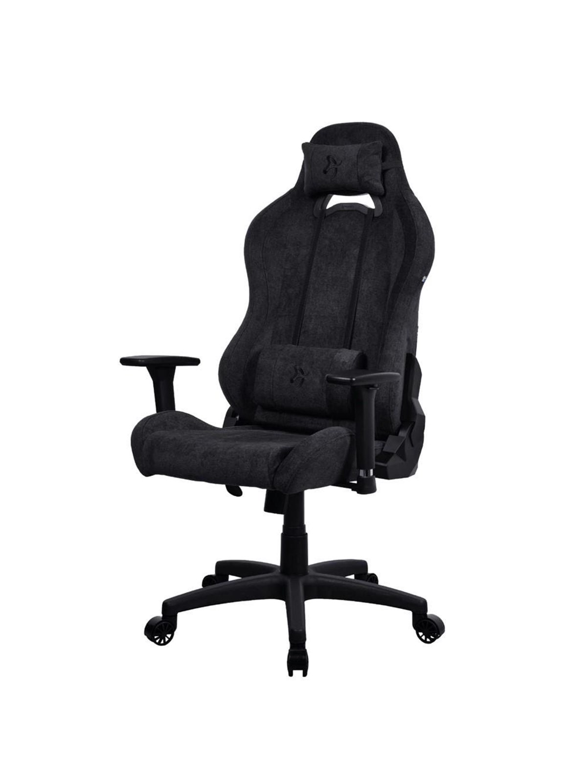 Arozzi Torretta Soft Fabric - Pure Black, Gamerstol