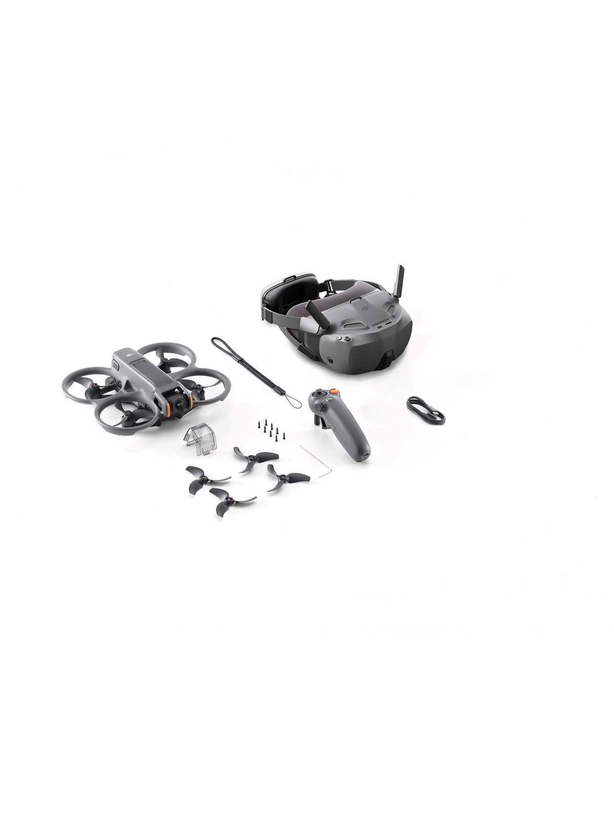 DJI - Avata 2 Fly Smart Combo (Single Battery) - 377 g - C0, Drone