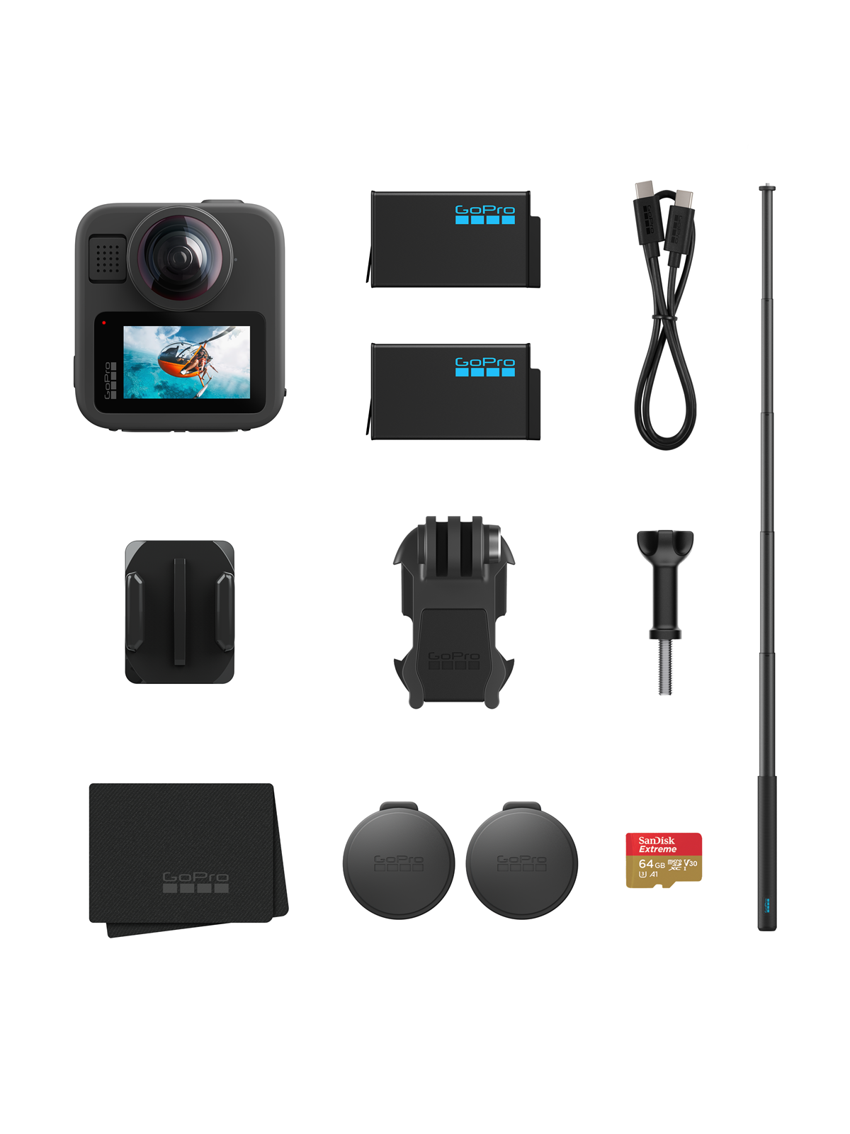 GoPro MAX2 Accessory Bundle, Action Kamera