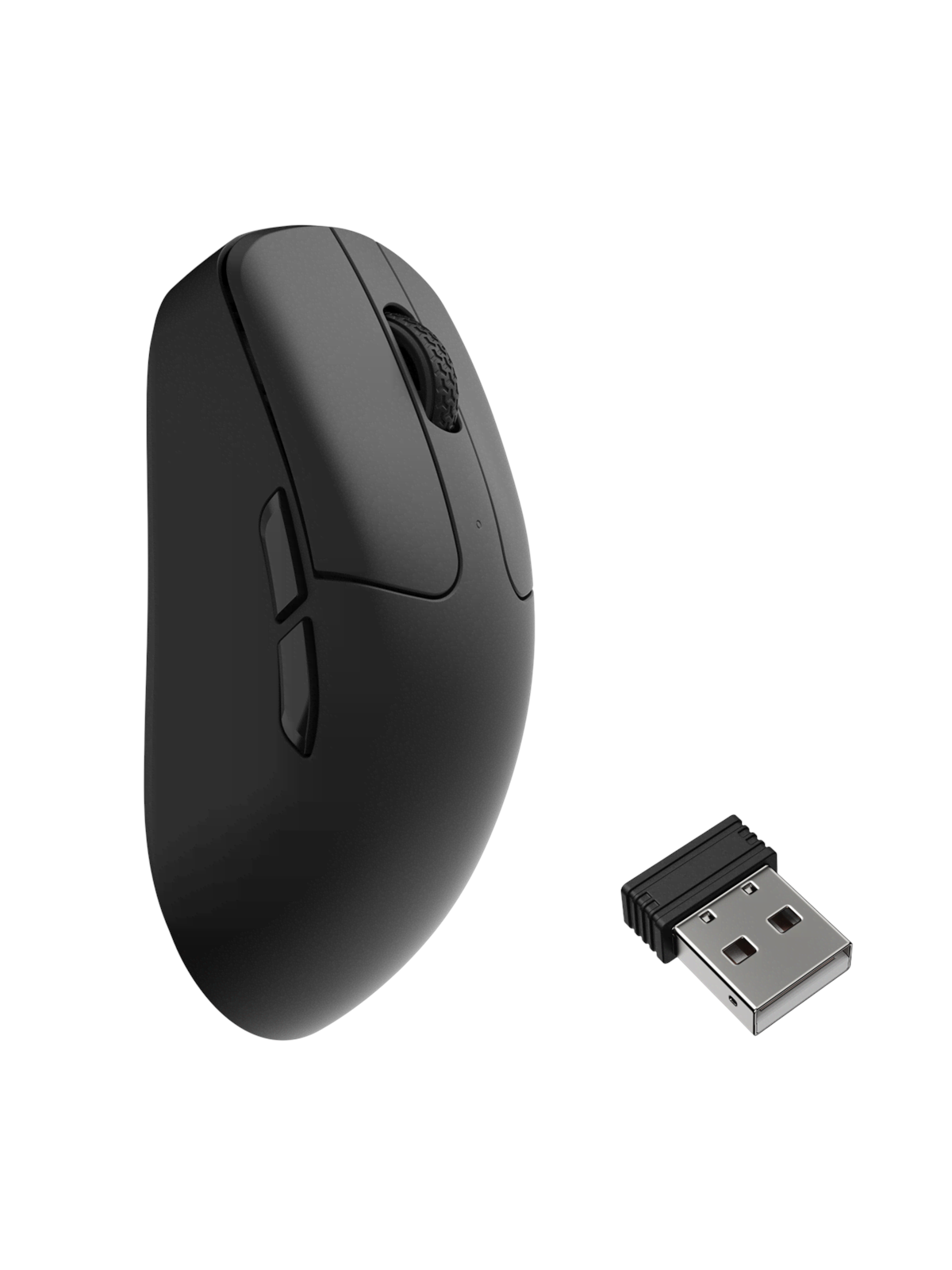 Keychron M2 Ultralight 55g Wireless 8K - Gaming Mus - Optisk - 5 knapper - Sort