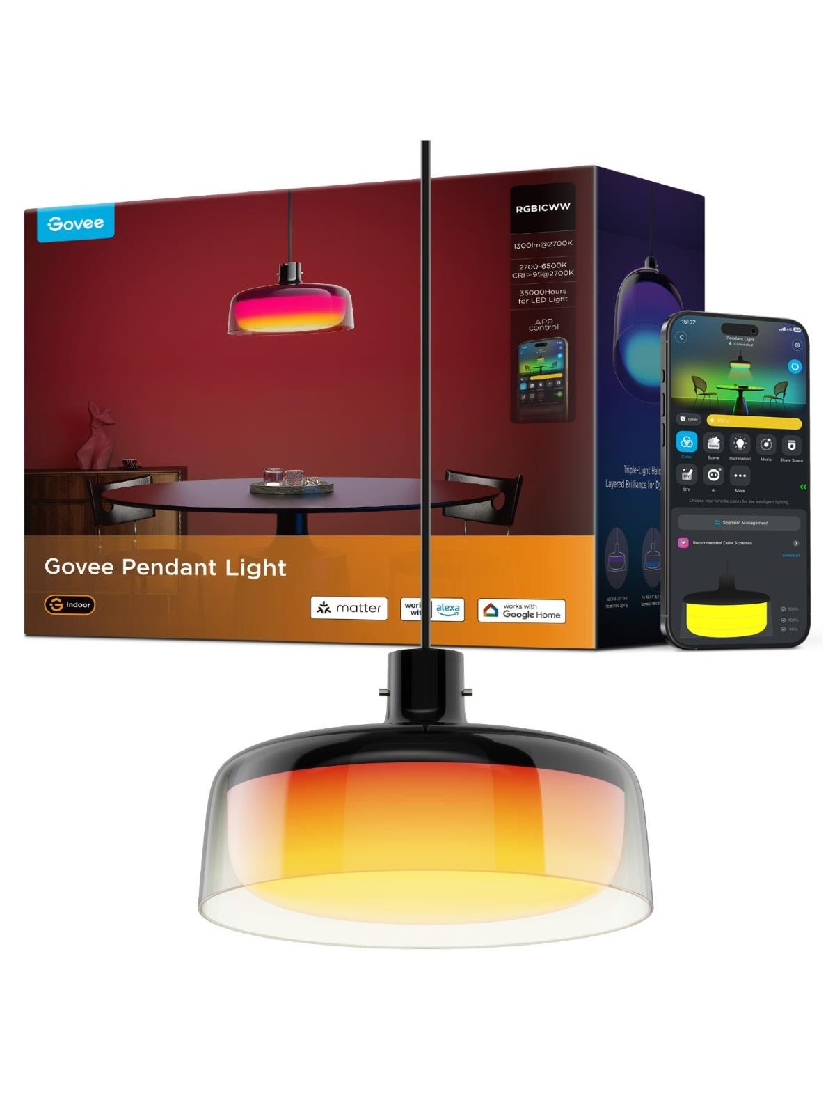Govee Pendant Light, Smart Home