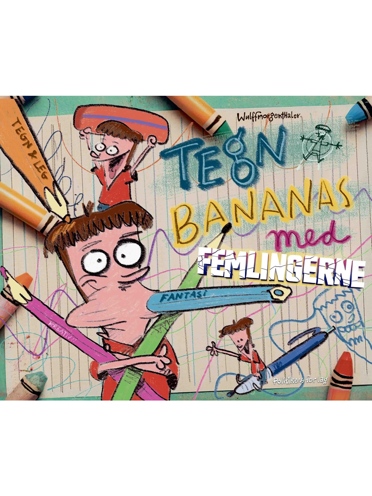 Tegn bananas med Femlingerne - Hobby - hardback, Hobby