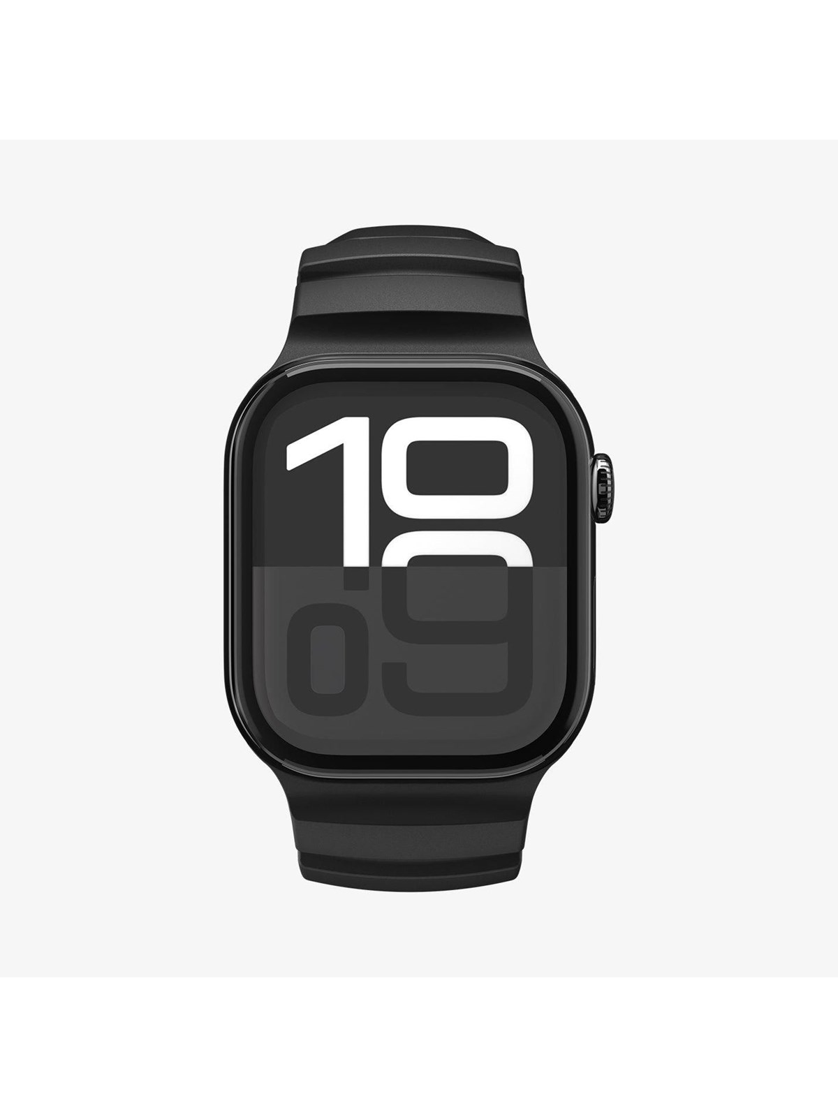 Spigen Silicone Band - black - Apple Watch 49mm/46mm/45mm/44mm, Smartwatch Tilbehør