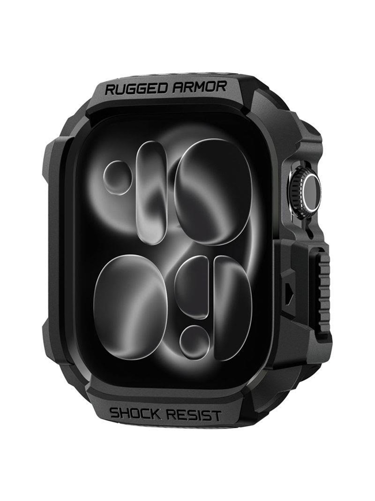 Spigen Rugged Armor 2 - matte black - Apple Watch 11 46mm, Smartwatch Tilbehør