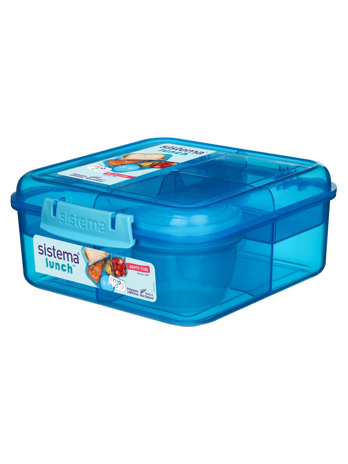 Sistema 1.25L Bento Cube LunchBlue, Køkkenredskab
